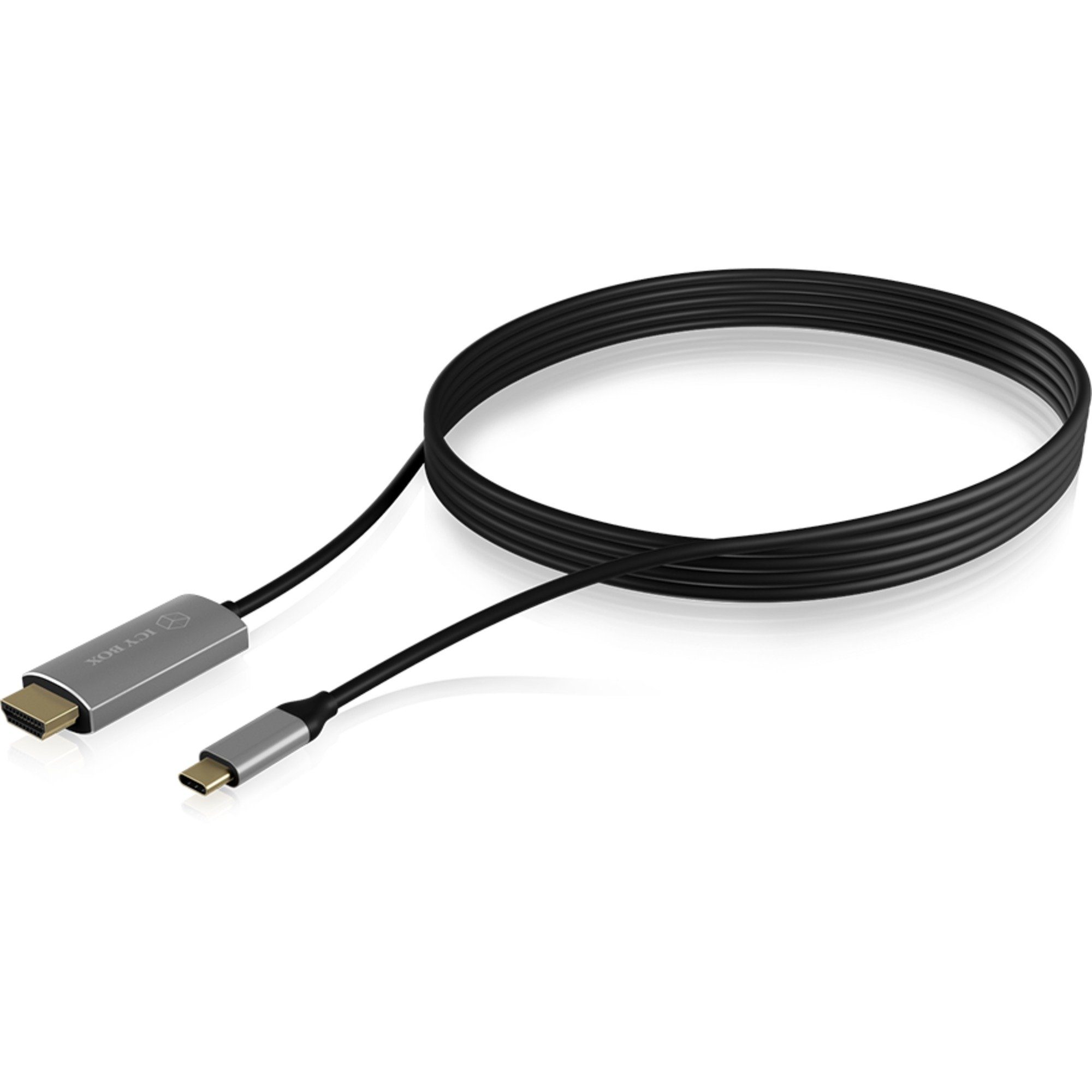 ICY BOX ICY BOX USB 3.2 Gen 1 Adapterkabel, USB-C Stecker HDMI-Kabel