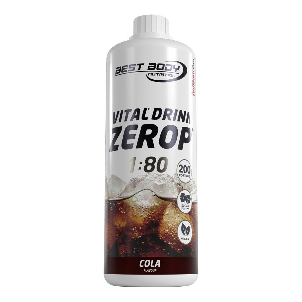 Best Body Nutrition Vital Drink Zerop - 1000 ml Flasche Sirup