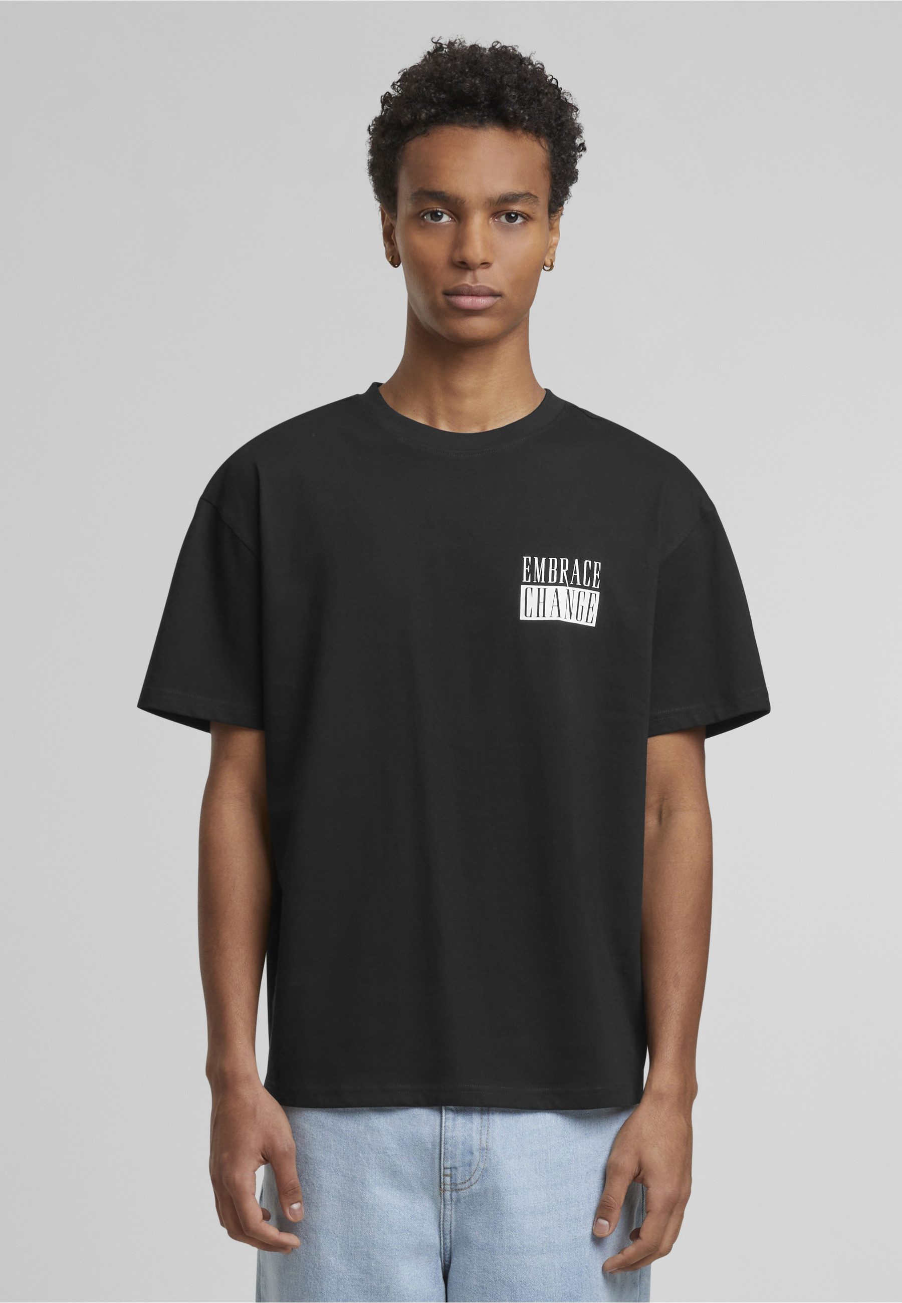 MisterTee T-Shirt MisterTee Embrace Change Oversize Tee (1-tlg)