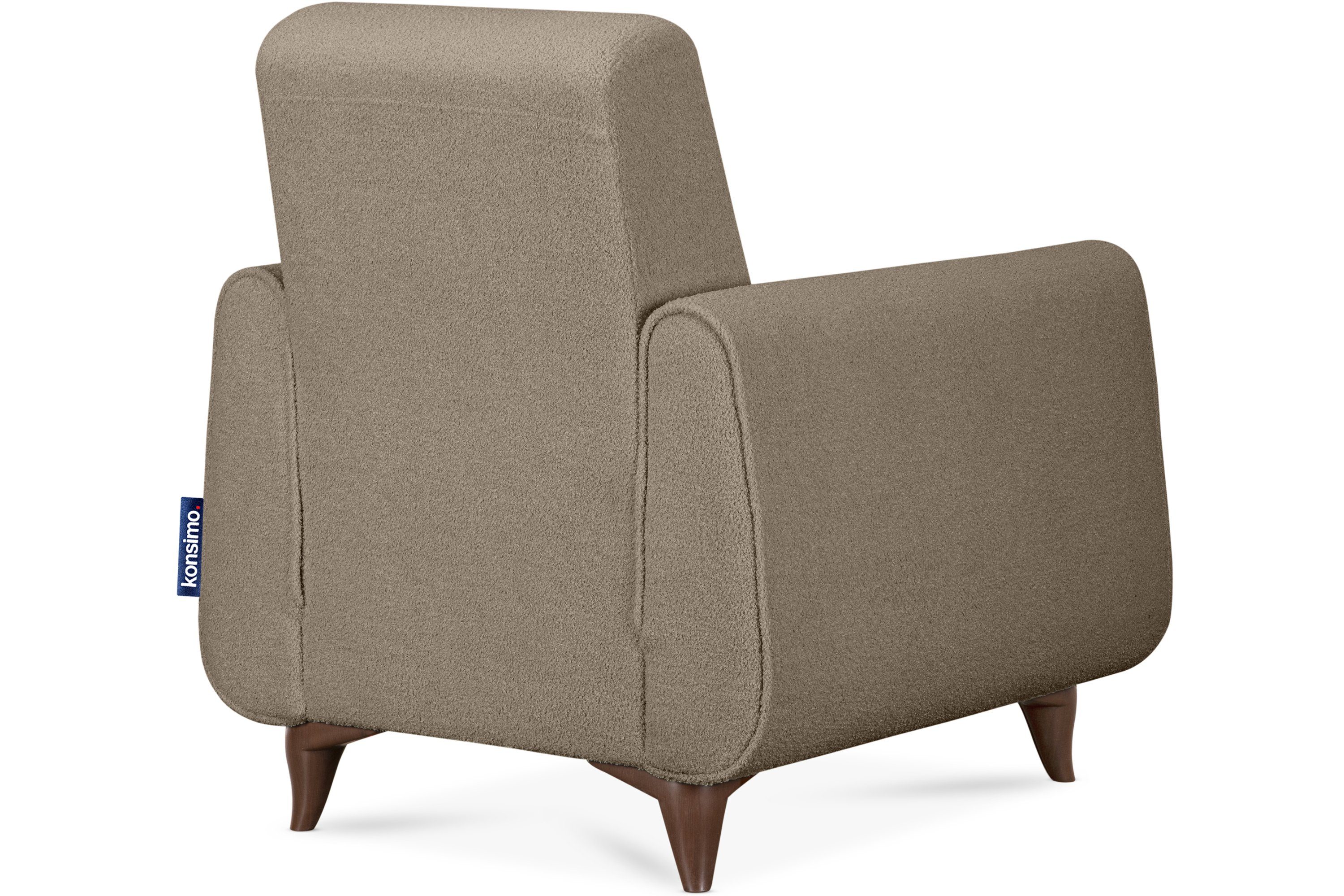 KONSIMO® Sessel GUSTAVO Komfortabler Sessel mit Armlehnen, Modern und Elegant