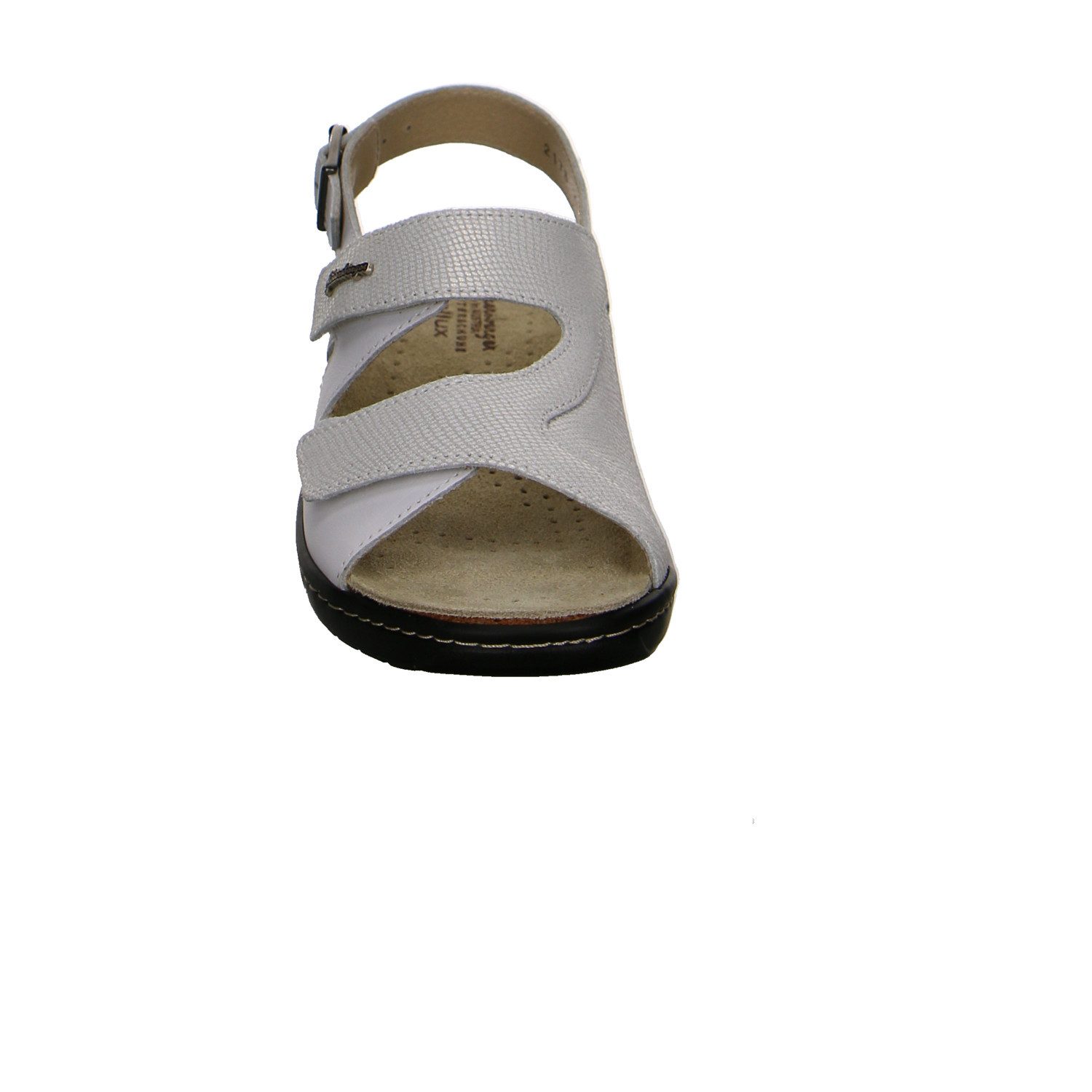 Hickersberger Hickersberger Milano Leder Comfort Sandale weiss Trekkingsandale