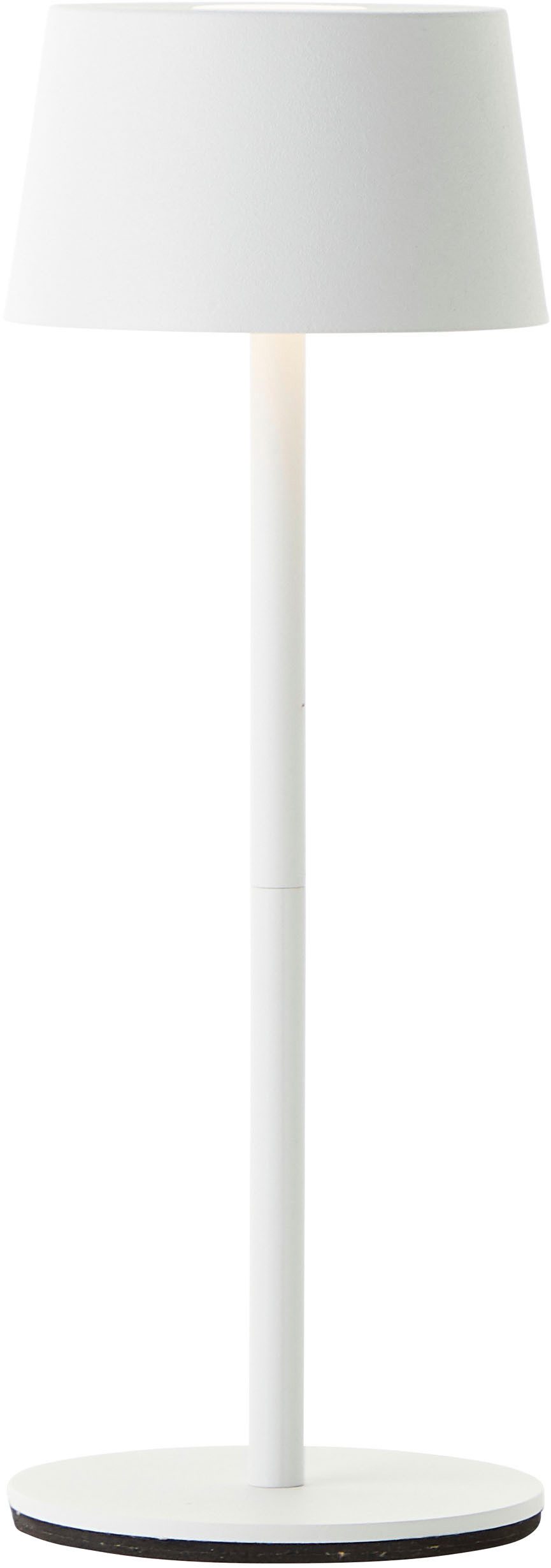 Brilliant LED Außen-Tischleuchte Jona, Dimmfunktion, LED fest integriert, Warmweiß, Kabellos, USB, H 25 cm, 170 lm, höhenverstellbar, 3000 K