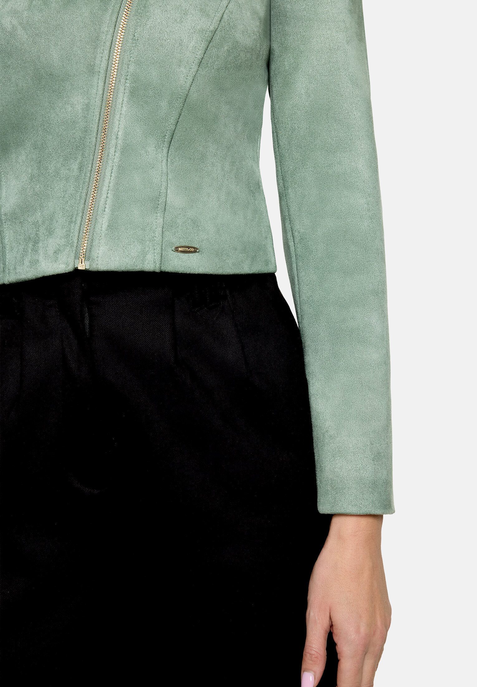 Betty&Co Jackenblazer Damen mit Stehkragen Material