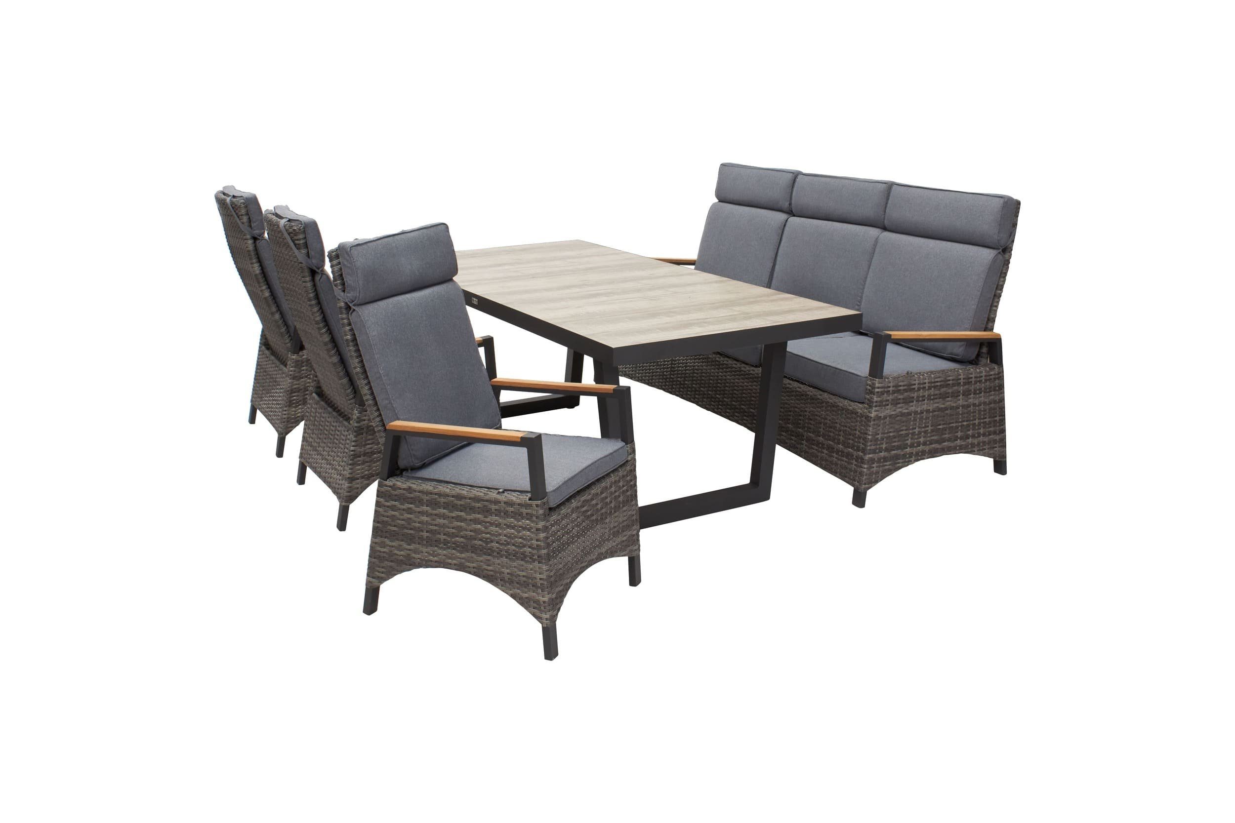 LC Garden GartenEssgruppe »LC Garden »Keramo« Teak Dining Set II