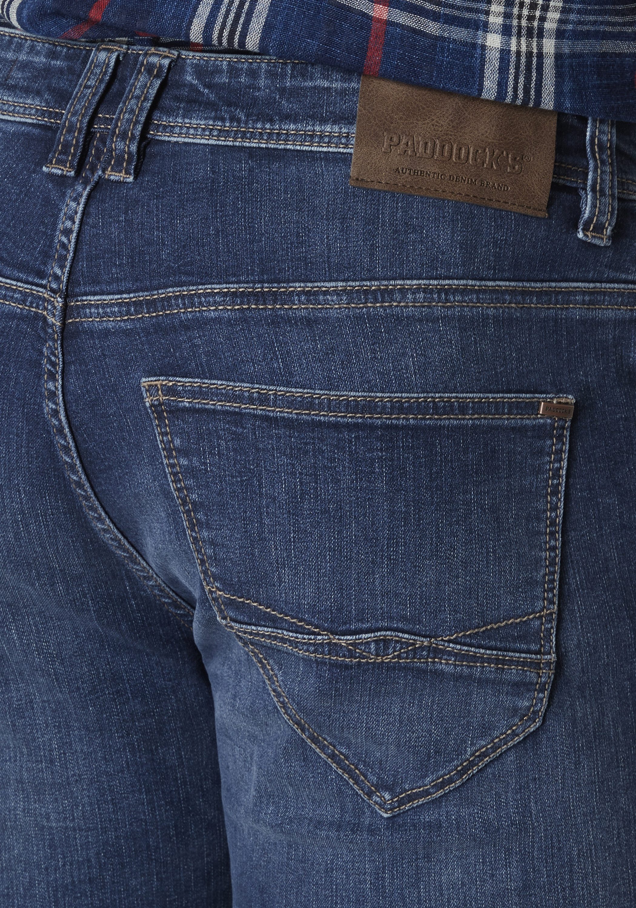 Paddock's Straight-Jeans BEN Regular Straight Fit Jeans mit Stretch