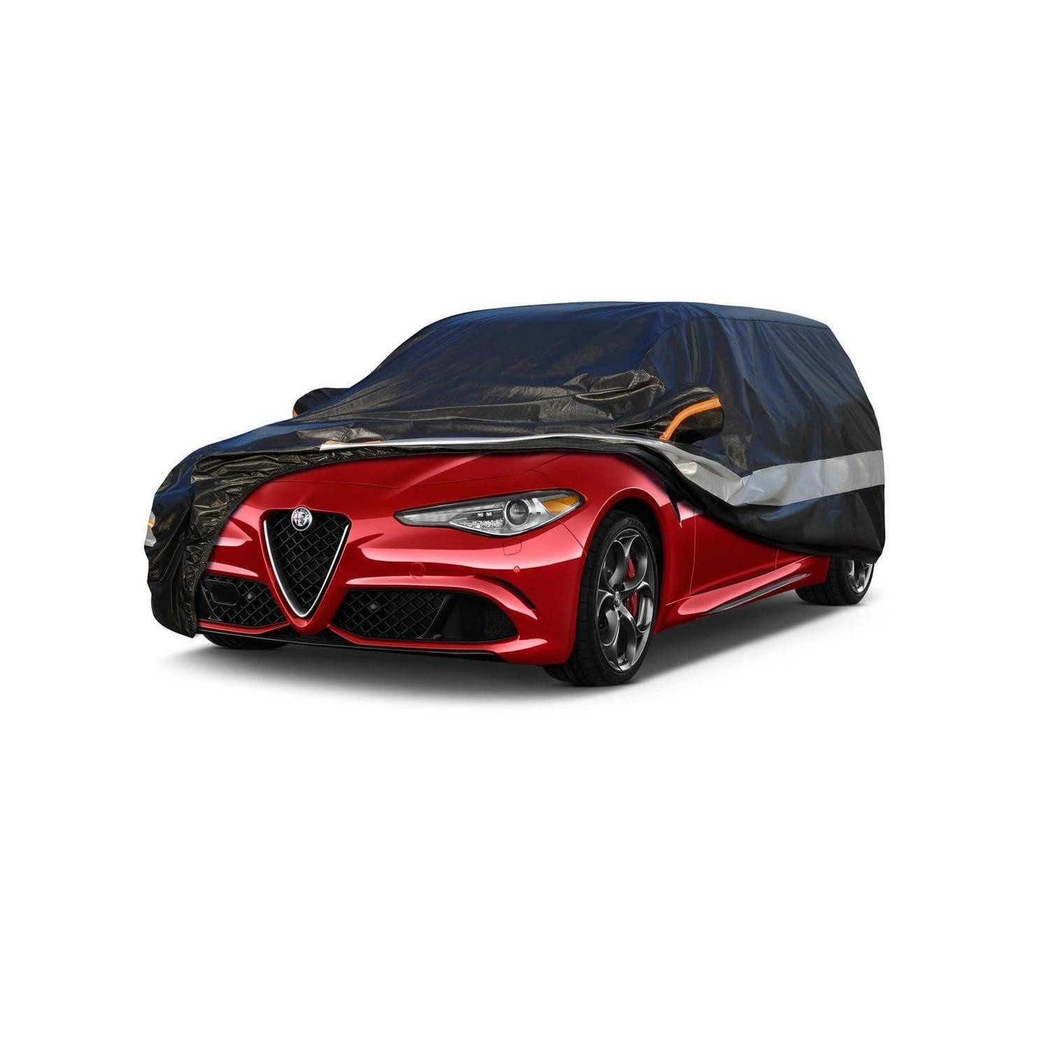 LuxusKollektion Autoplane Autoabdeckung Coupe Passend für Alfa Romeo Tonale(2022-2023) Schwarz