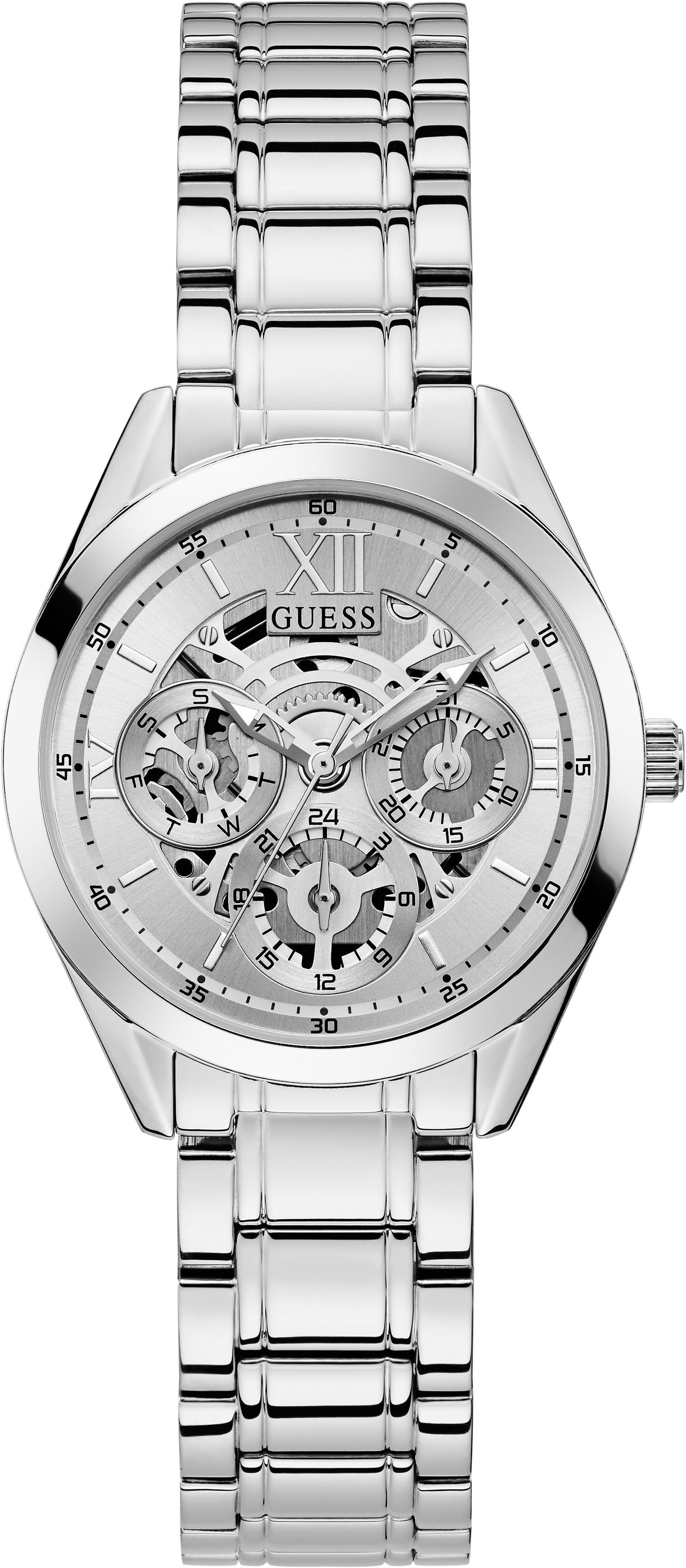 Damen Uhren Guess Multifunktionsuhr CLEAR CUT, GW0253L1