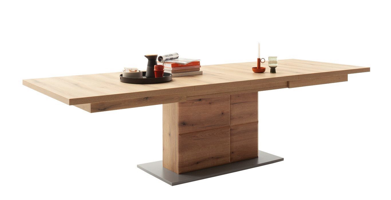 MCA furniture Esstisch Esstisch Naxos, ausziehbar, 180 (280)x100, Eiche Evoke (No-Set), 180 cm, Tisch, Esszimmertisch, Küchentisch