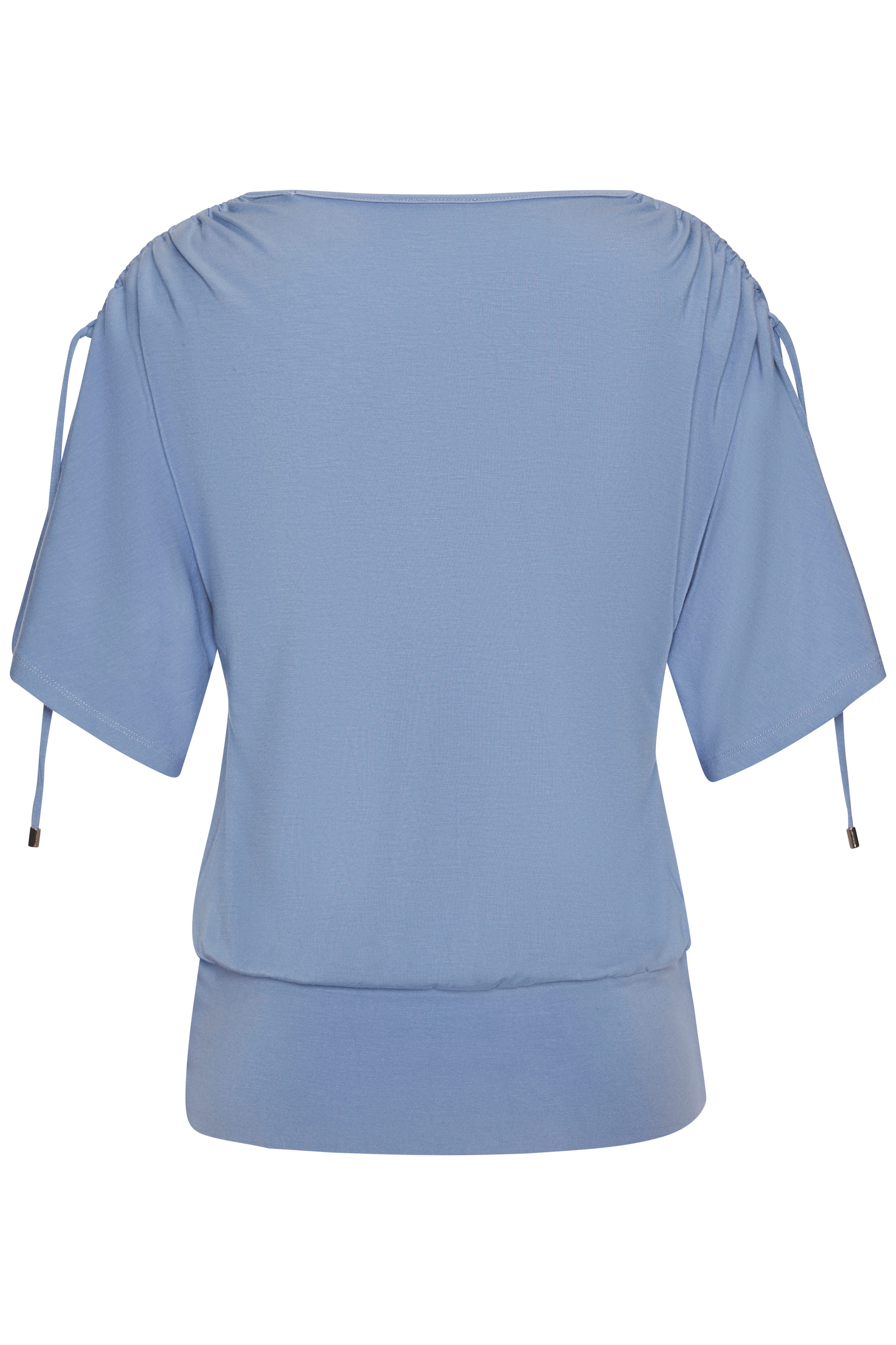 LASCANA Rundhalsshirt mit variabler Ärmellänge aus weichem Viskose-Stretch