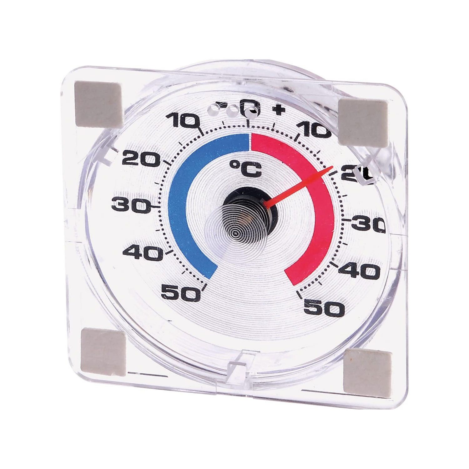 WESTMARK Fensterthermometer Messbereich von -50 °C bis +50 °C, Weiß/Rot/Blau