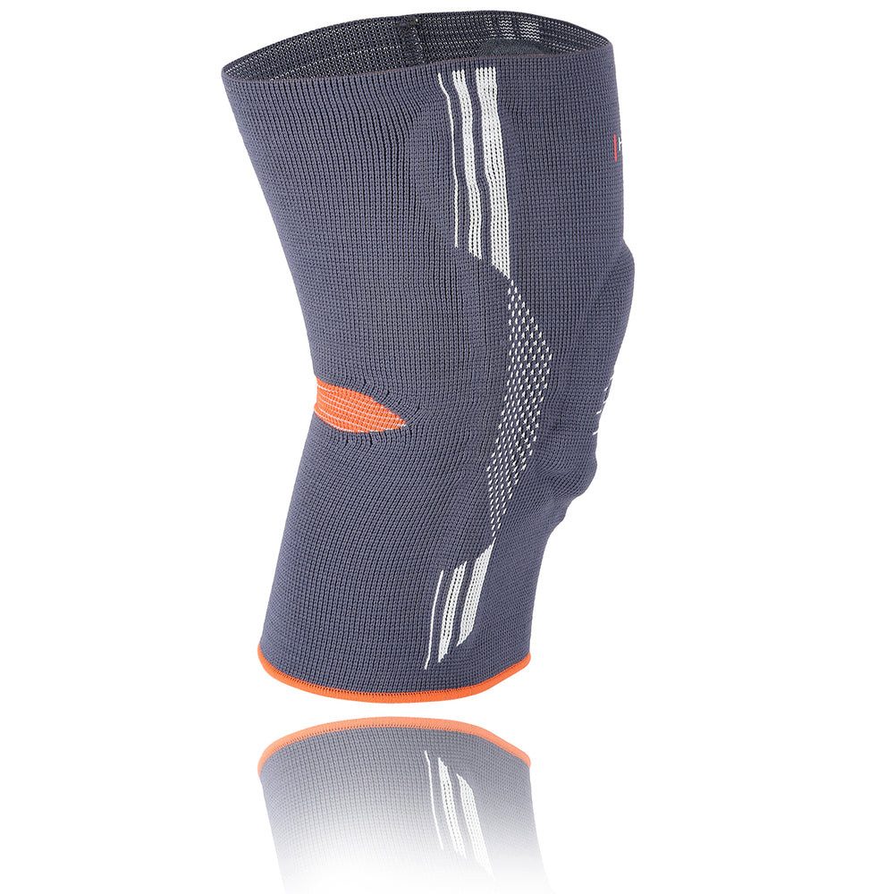 HMS Kniebandage Kniestütze Gelenkbandage Knieschoner (Spar-Set, 1-tlg., 30 x 17 cm elastisch), Gel-Kissen, elastisch, feuchtigkeitsableitend