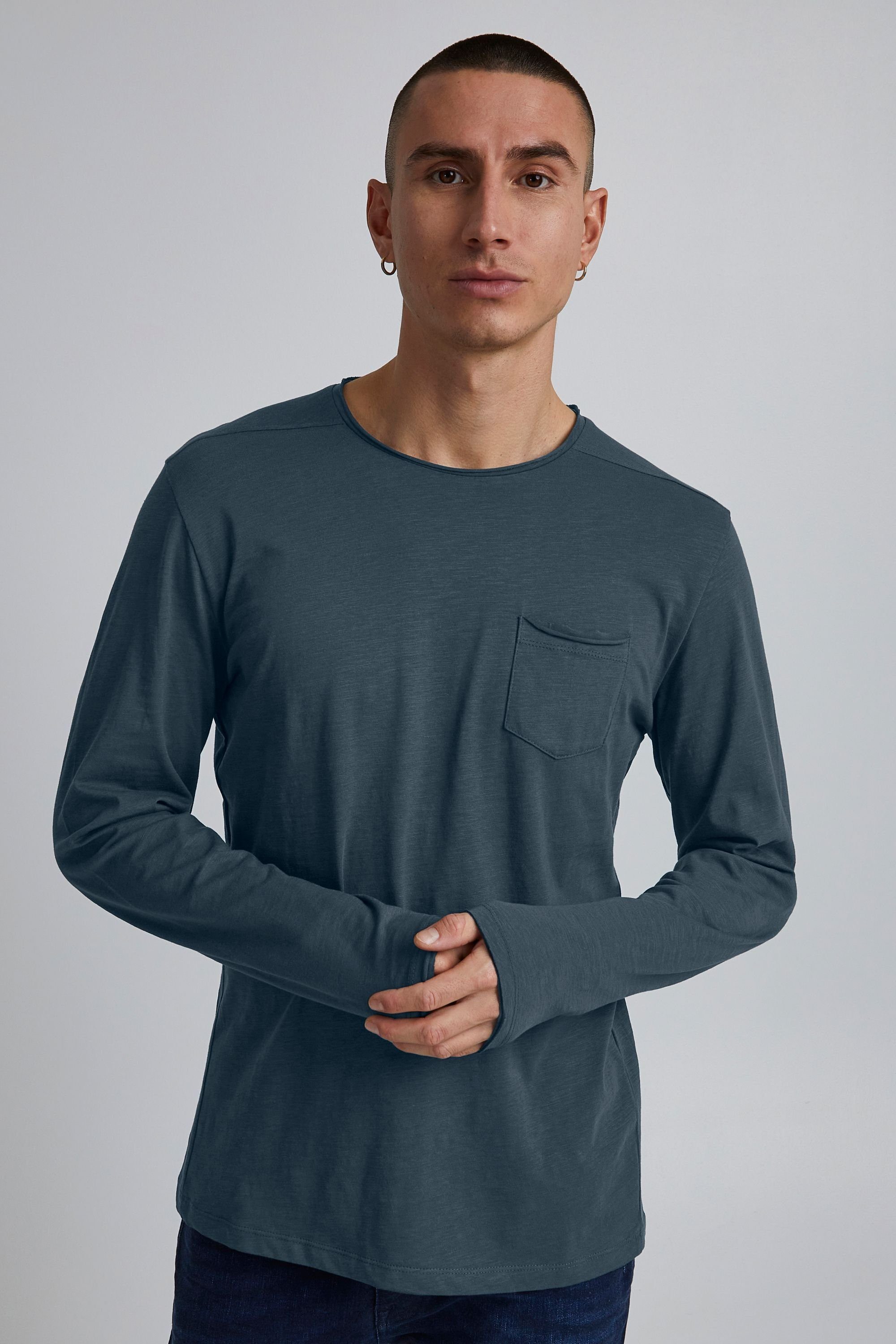 Blend Langarmshirt BHBhnicolai Klassisches Langarmshirt mit Rundhalsausschn günstig online kaufen