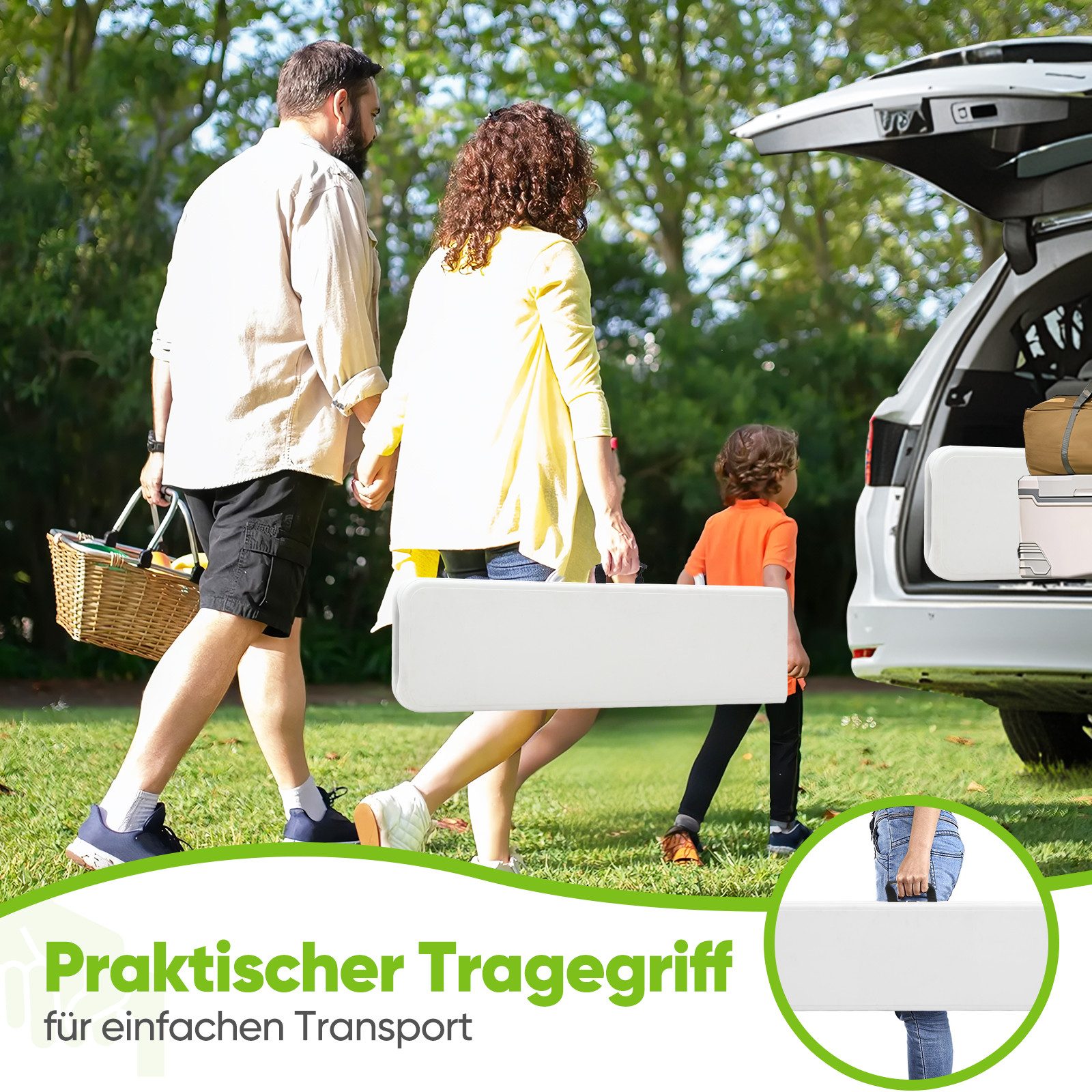 Sekey Gartenbank 180cm Klappbank Bierbank Gartenbank günstig online kaufen