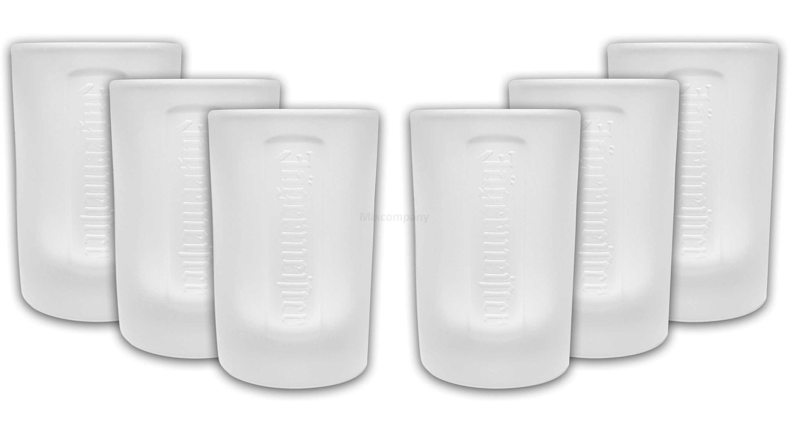 CHG Gläser-Set Jägermeister Shotglas Gläser-Set - 6x Shotgläser Milchglas weiss