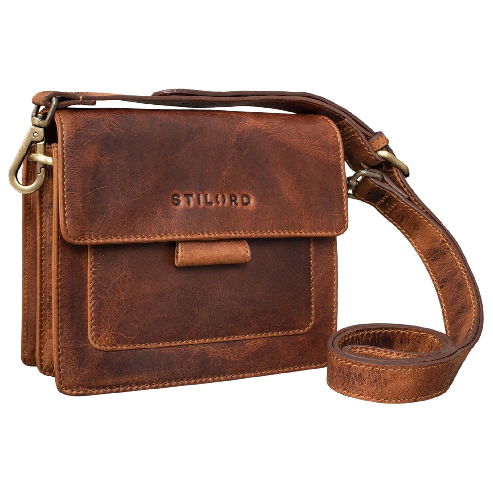 STILORD Handtasche "Naomi" Elegante Ledertasche Damen