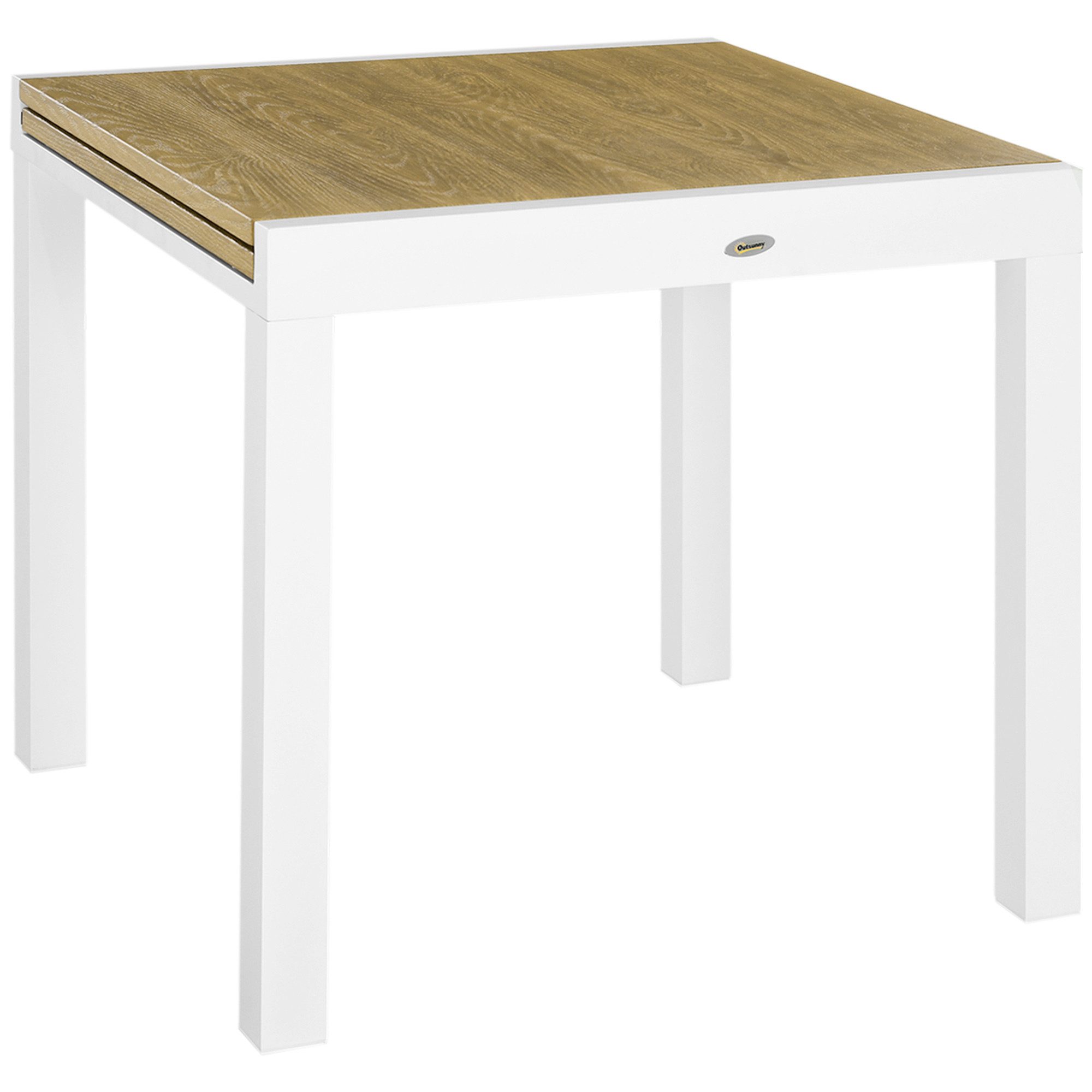 Elegantes Ausziehbarer Esstisch 80x80 Ebenbild