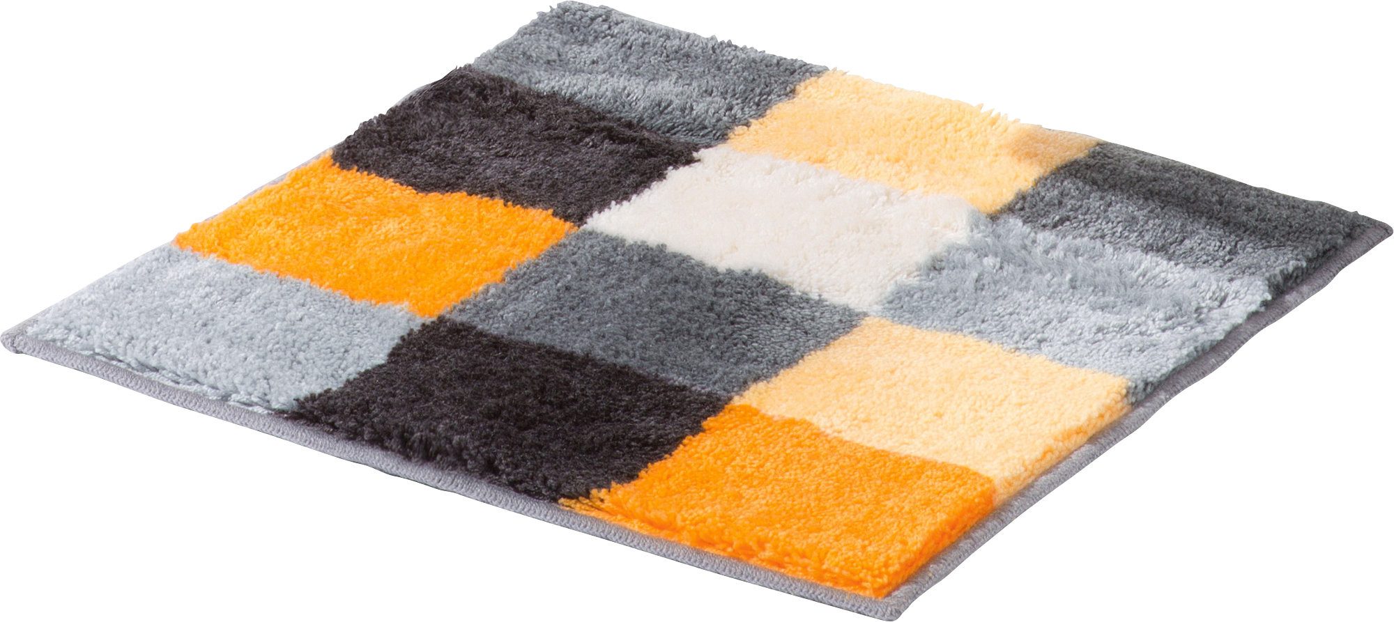 Erwin Müller Badematte WC-Vorlage "Kreta", Höhe 20 mm, eckig, Karo