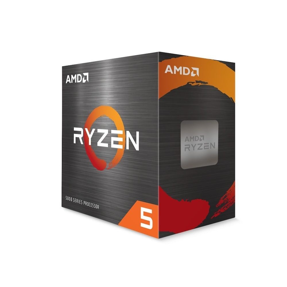 AMD Prozessor Ryzen 5 5600 Gaming CPU - 6 Kerne, 4.4 GHz Boost, PCIe 4.0, AM4, Kühler inklusive, DDR4-3200 Unterstützung