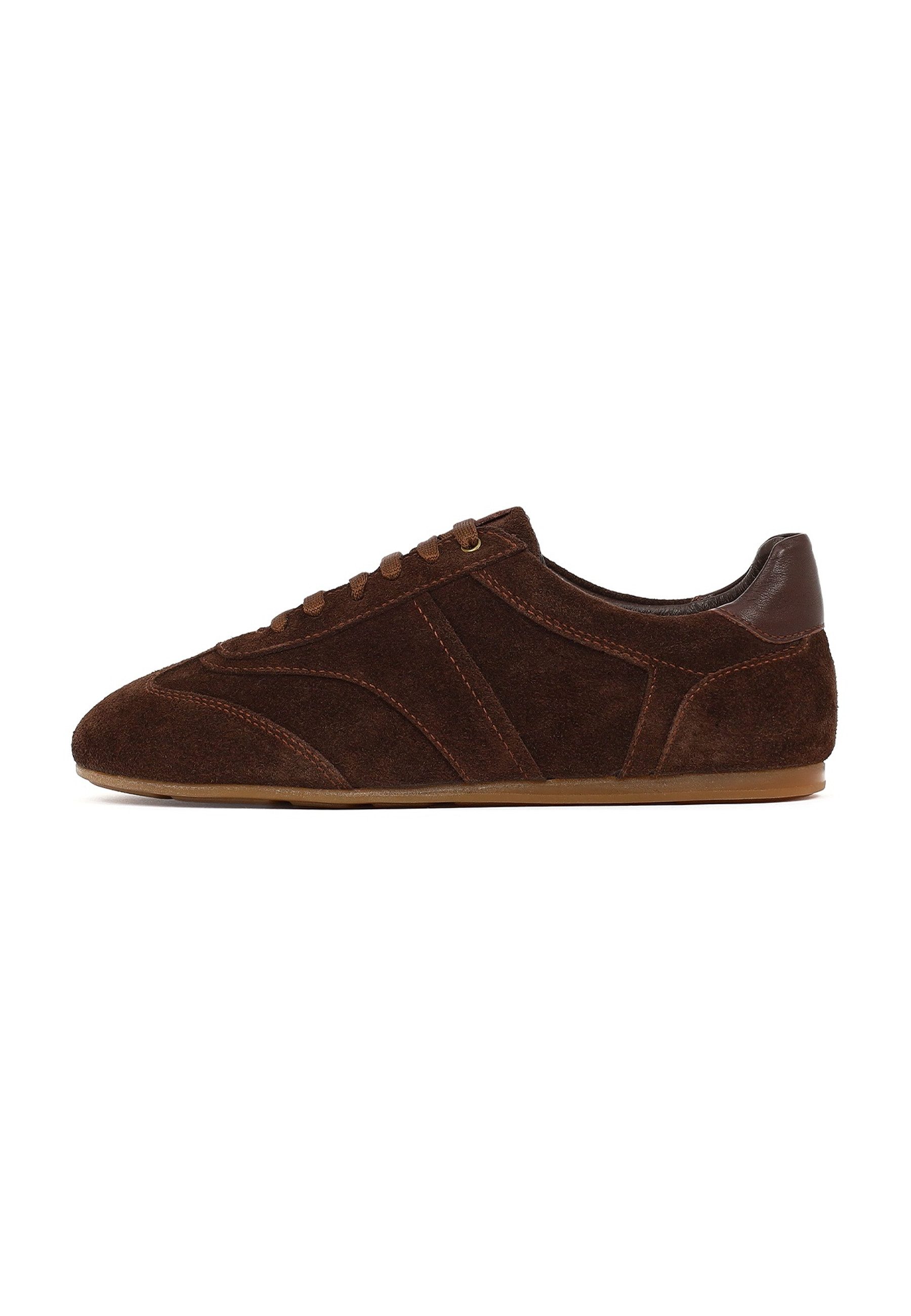 Derimod Sneaker aus Veloursleder Sneaker Echtes Wildleder, Lederfutter, TPU-Sohle, Schnürverschluss