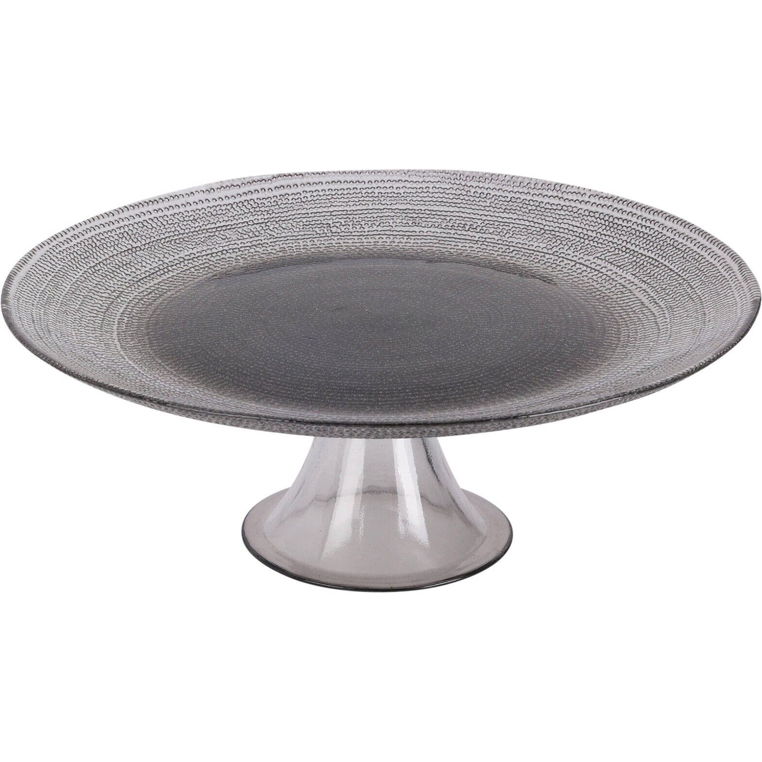Home & styling collection Etagere Platte aus Glas für Kuchen LAKRIS, Ø 28 cm, Glas, (Etagere)
