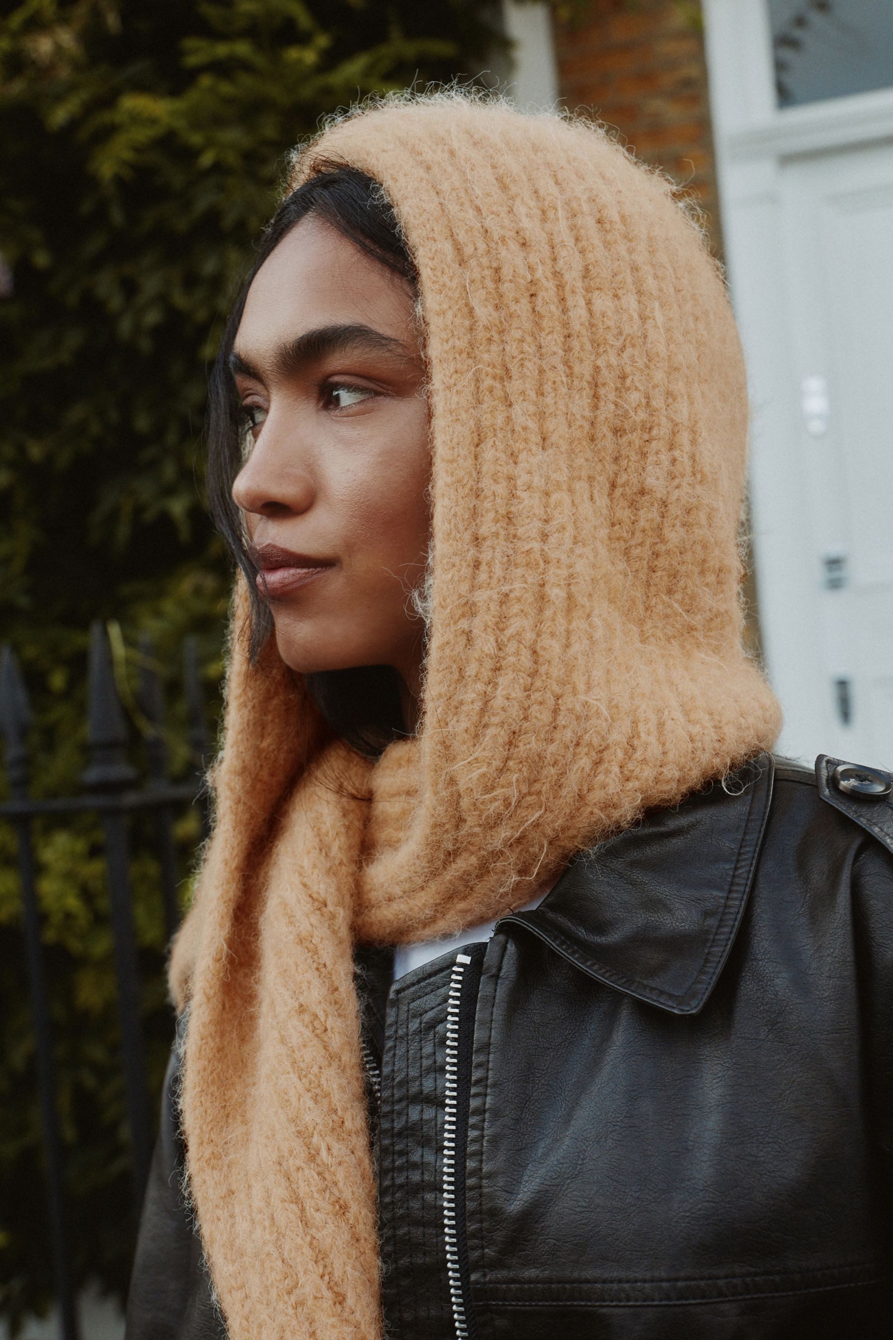 Next Schal Gestrickter Kapuzenschal, (1-St) günstig online kaufen