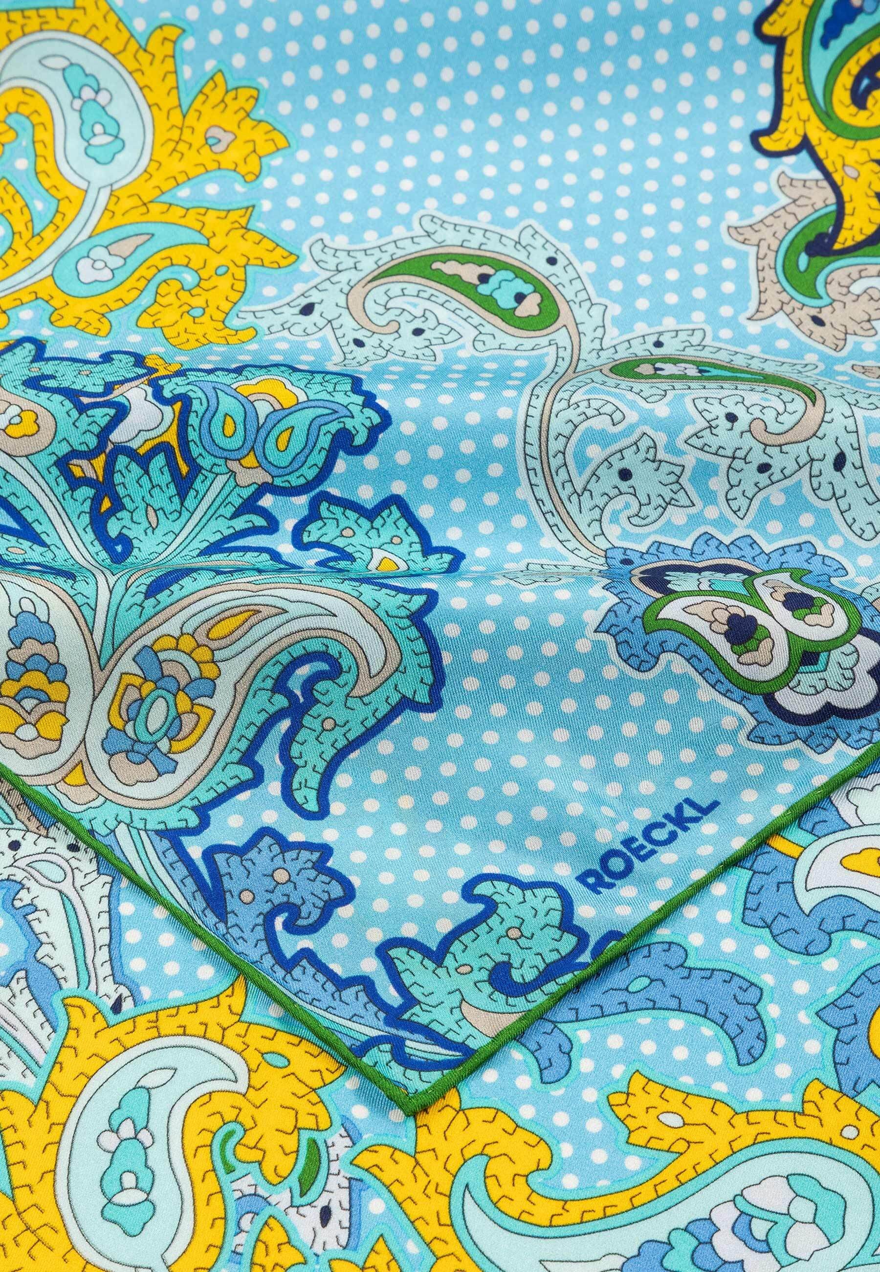 Roeckl Nickituch PAISLEY ILLUSION, Nicki Seidentuch in Paisley Muster