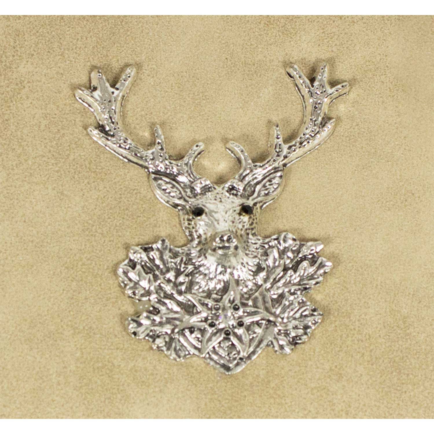 Trachtenland Handtasche Gesteppte Trachten Tasche "Anni" mit Hirsch Applikation, Mit Metall Applikation – Bild 4 von 5