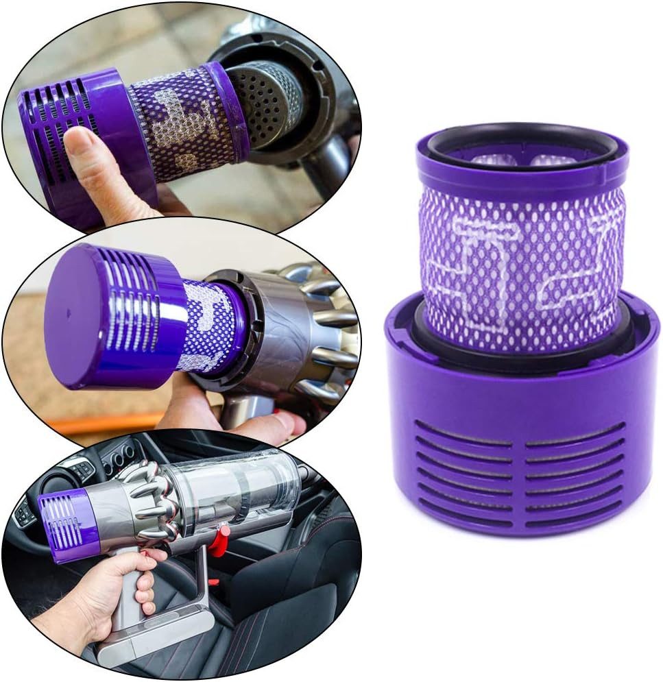 Athlix HEPA-Filter 3x Filter Ersatz für Dyson V10 Cyclone Absolute Animal SV12, Zubehör für Dyson