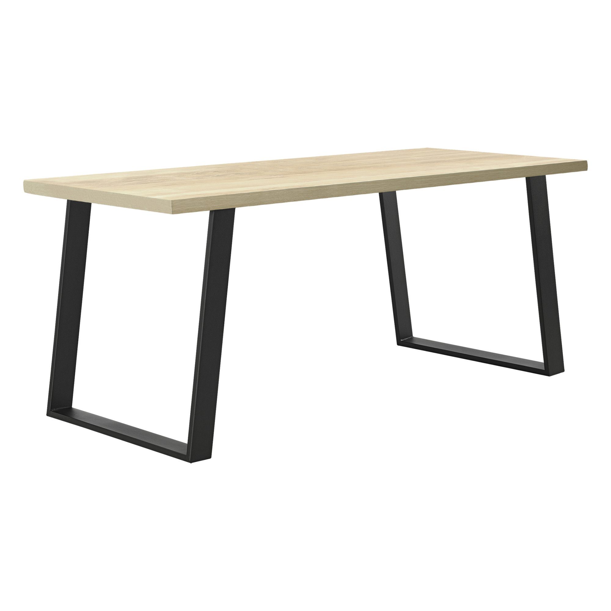 en.casa Tischgestell, »Makers« DIY Tischuntergestell 2er Set 75x72cm Stahl Schwarz