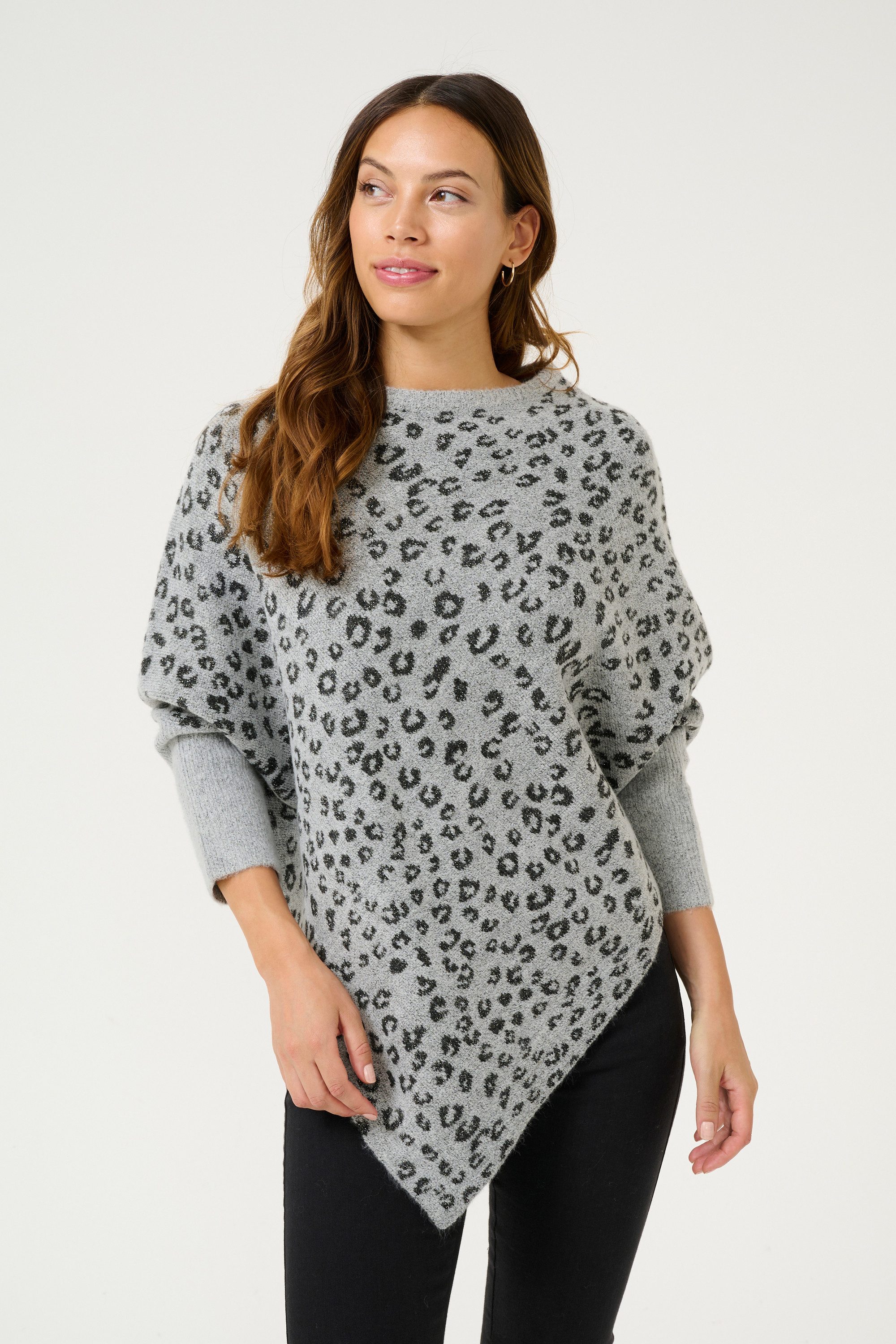 KAFFE Strickponcho Poncho KAmolly