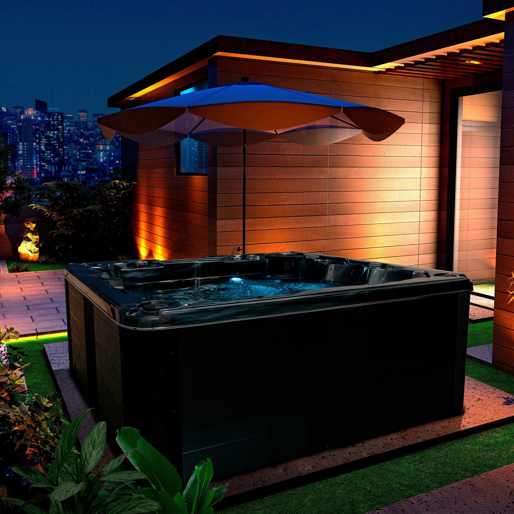 American Spa Whirlpool »American Spa Franklin«, Ganzjahres-Whirlpool für 6 Personen