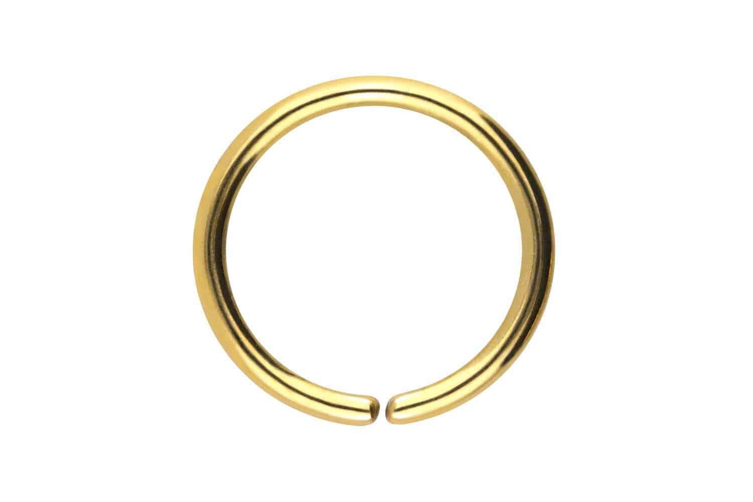 PIERCINGLINE Nasenpiercing Titan O-Ring - biegbar günstig online kaufen