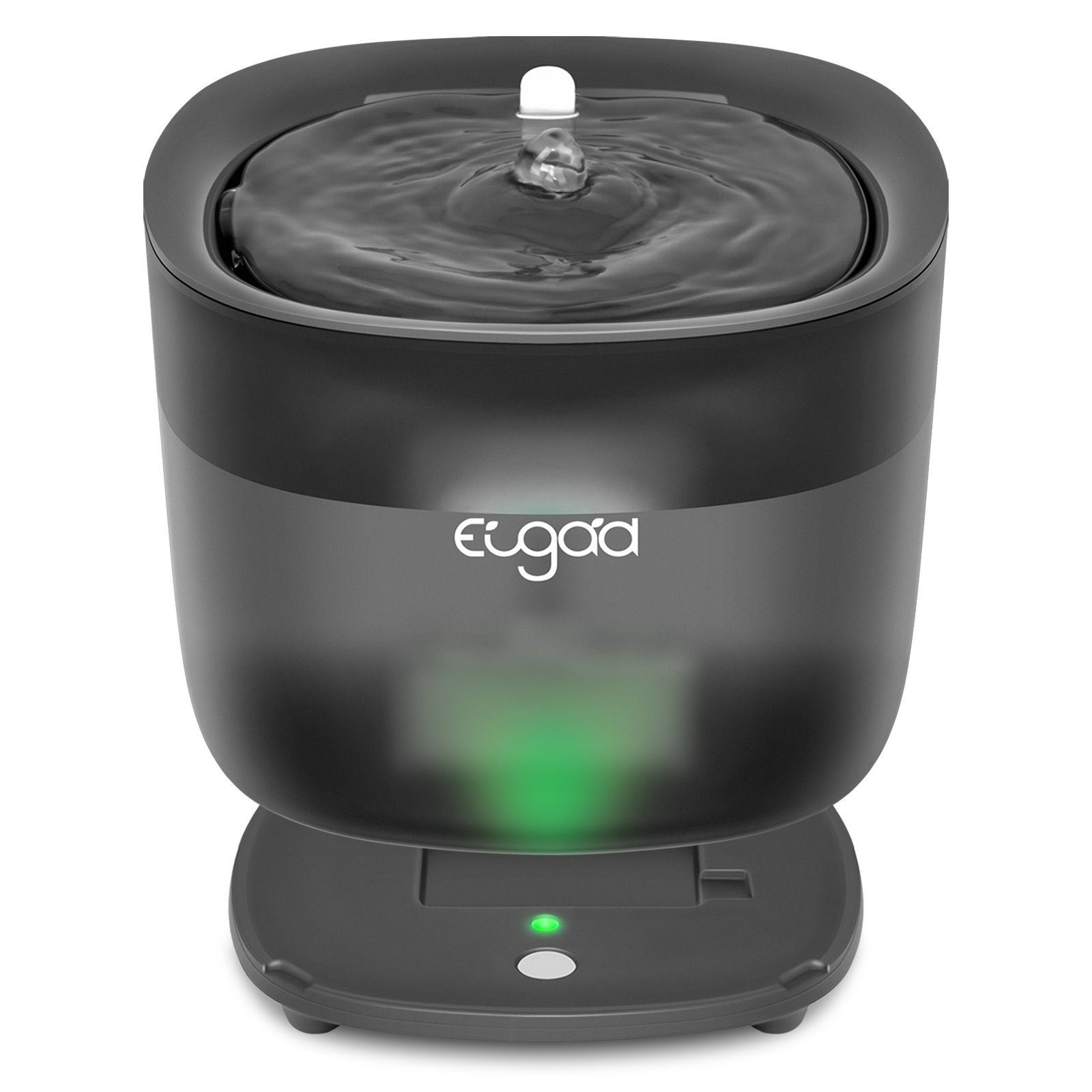 EUGAD Trinkbrunnen 2 l, Trinkbrunnen für Katzen Hunde Wasserbrunnen