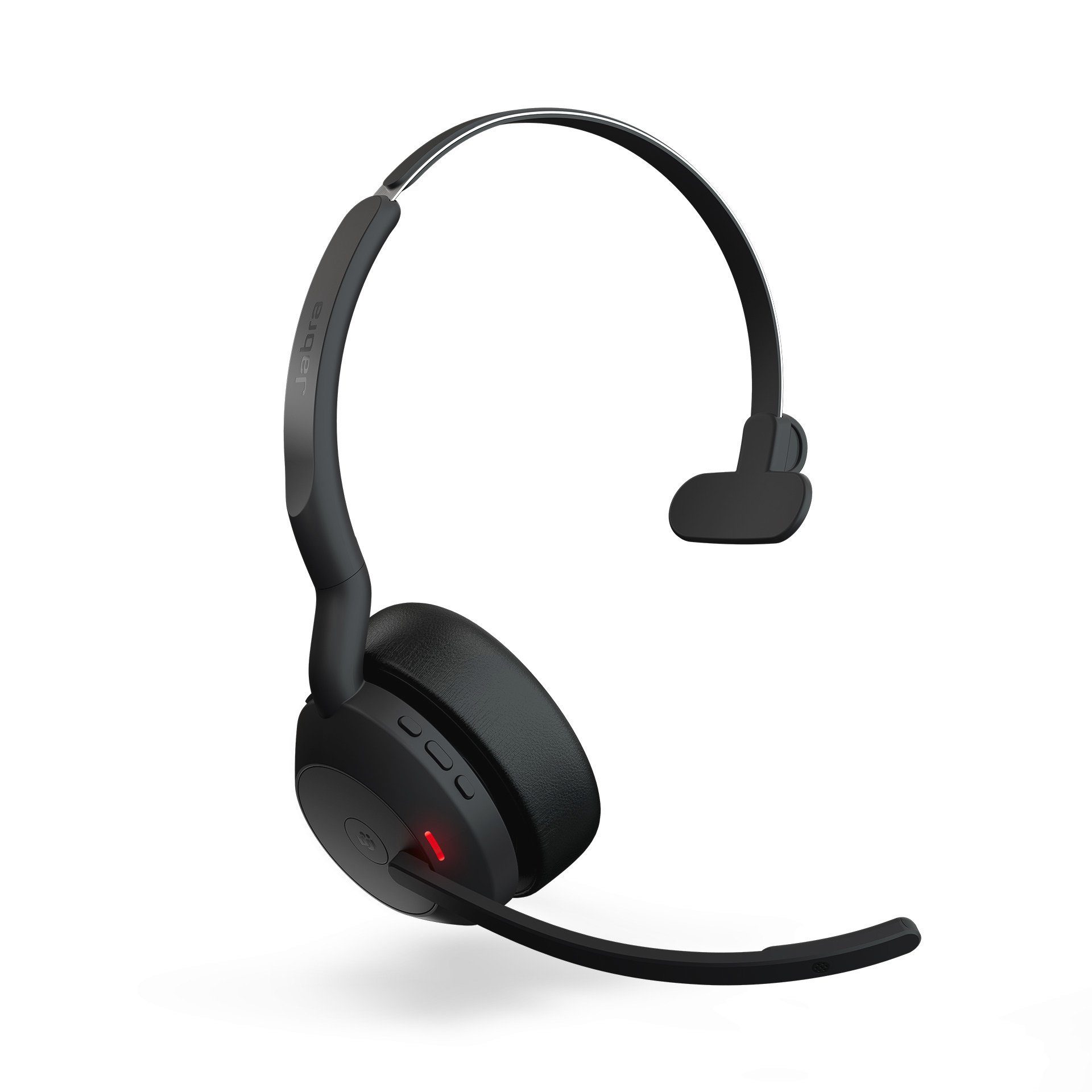 Jabra Evolve2 55 MS Kopfhörer (Active Noise Cancelling (ANC), Bluetooth, monaural USB-A)