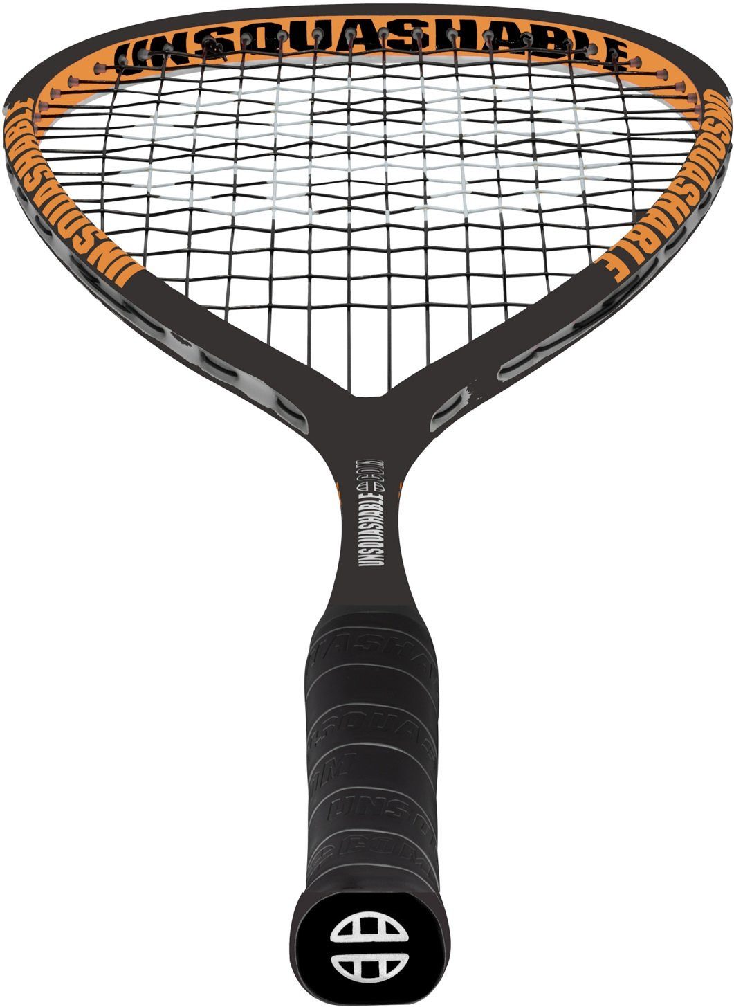 Unsquashable Squashschläger Inspire Y 4000 (135g/ausgewogen) 2024 schwarz/orange - besaitet