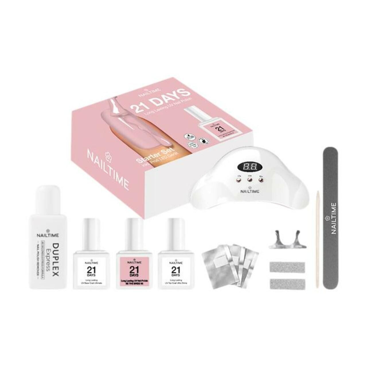 NAILTIME Nagellack 21 Days Starter Set 1, alle Hauttypen