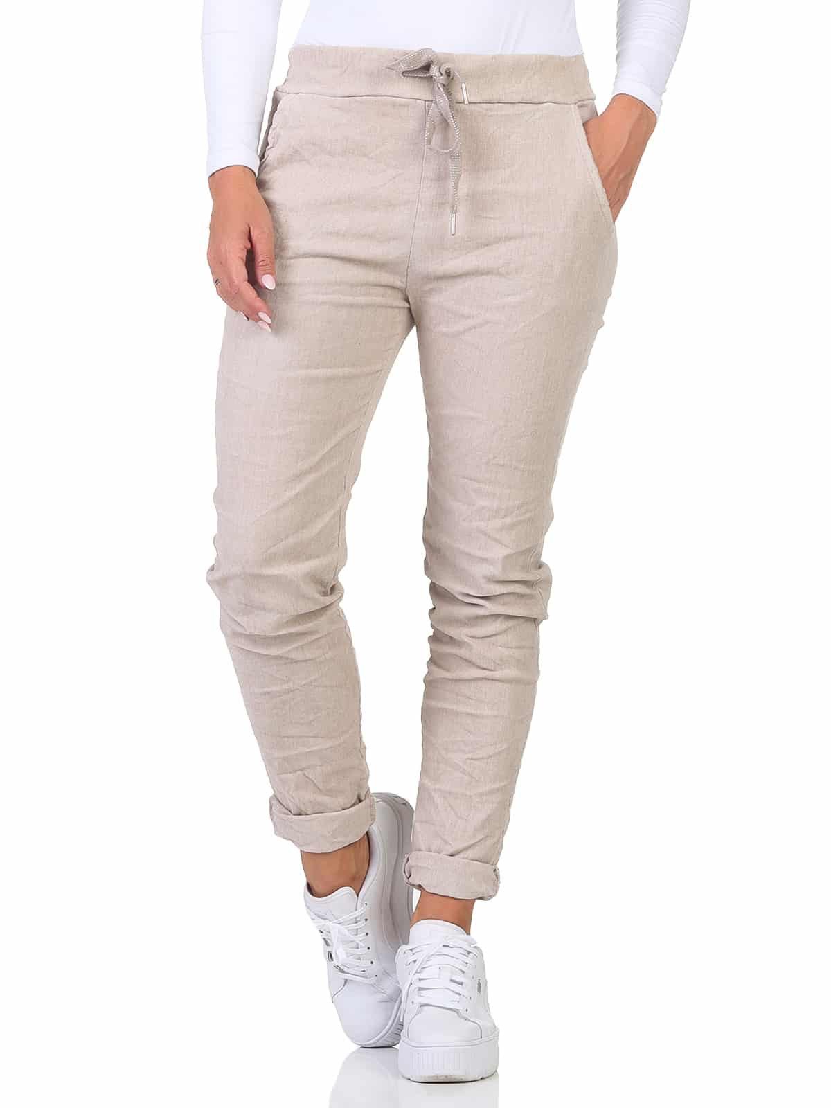 OriginalYou Cordhose Damenhose Feincord Chino mit Stretch bequeme Schlupfho günstig online kaufen