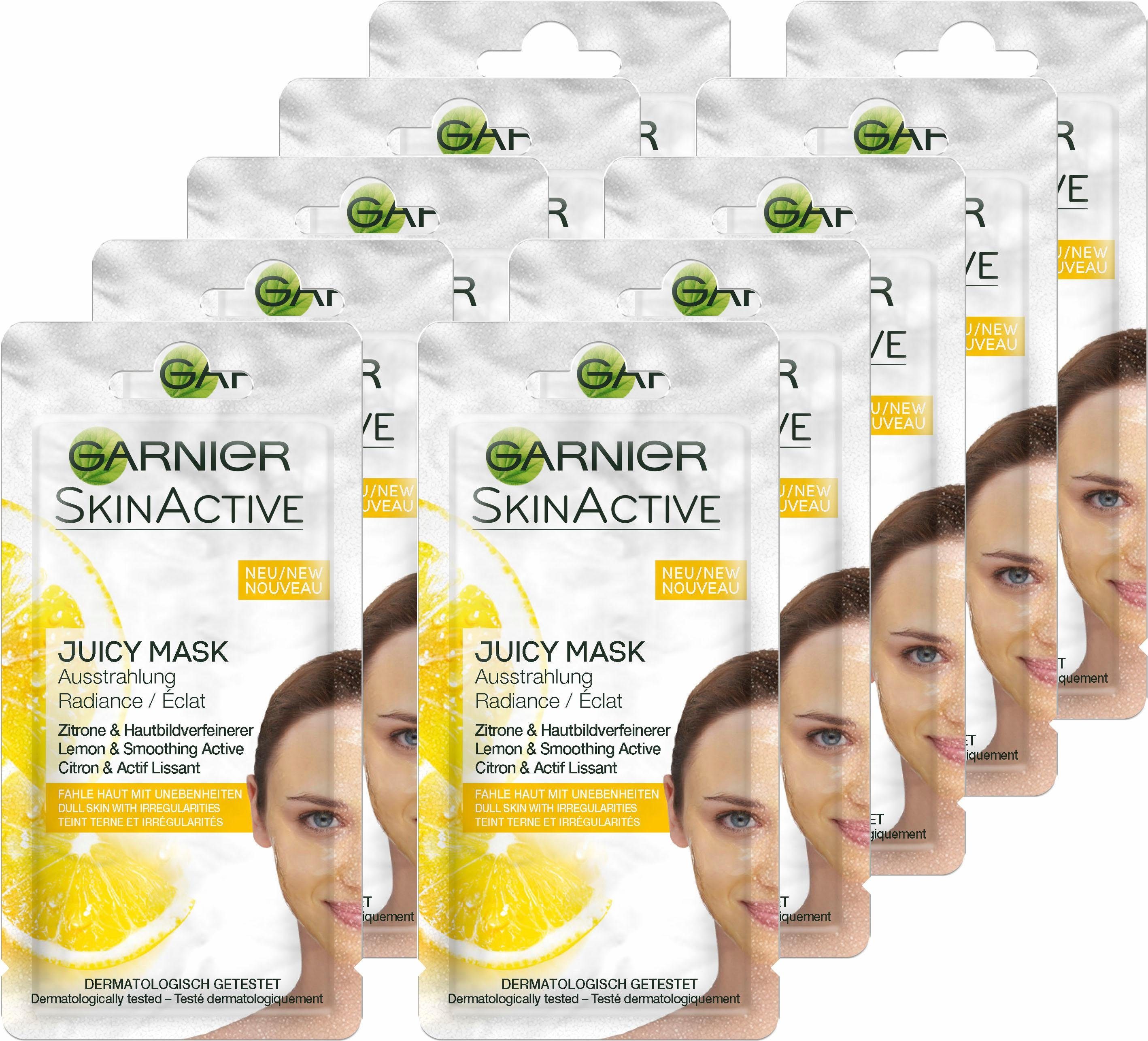 GARNIER Gesichtsmaske »Skin Active Sachet Reinigende Juicy Mask«, mit ZitronenExtrakt online