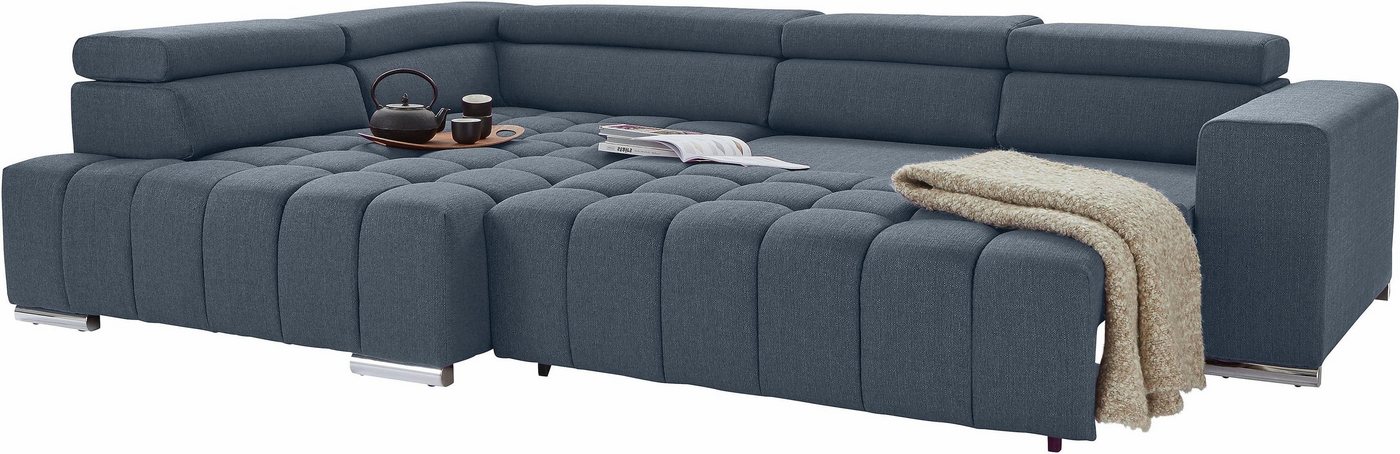 exxpo - sofa fashion Ecksofa, mit Kopf- bzw. Rückenverstellung, wahlweise mit Bettfunktion-kaufen