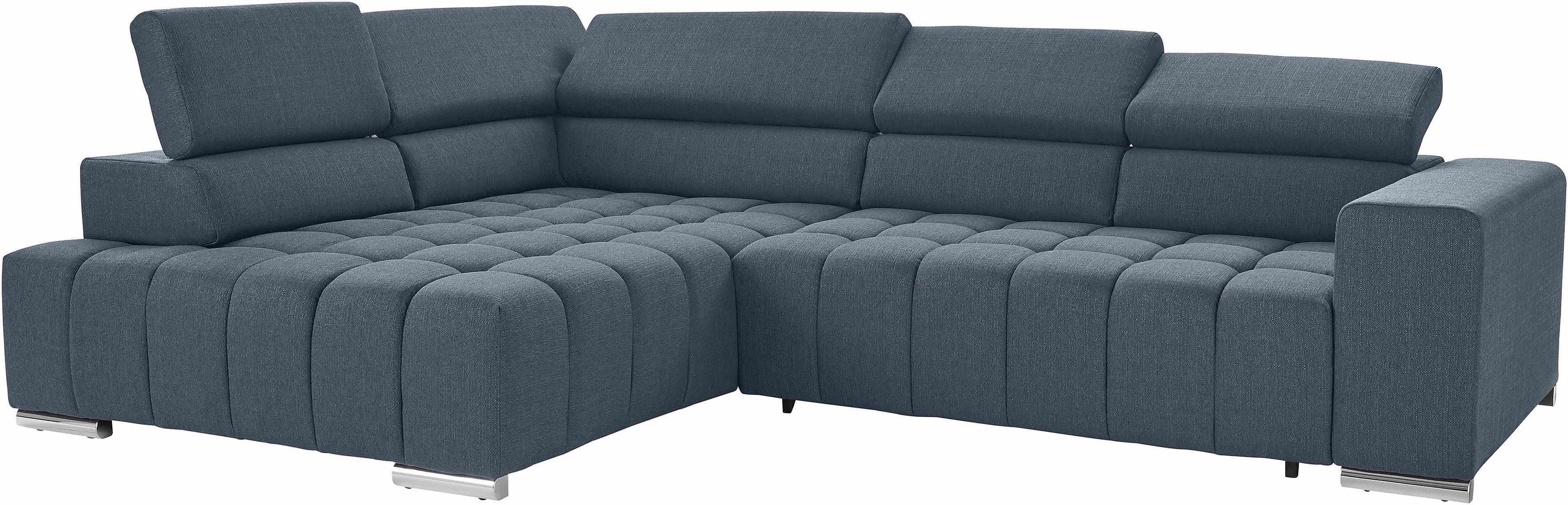 exxpo - sofa fashion Ecksofa, mit Kopf- bzw. Rückenverstellung, wahlweise mit Bettfunktion-Otto