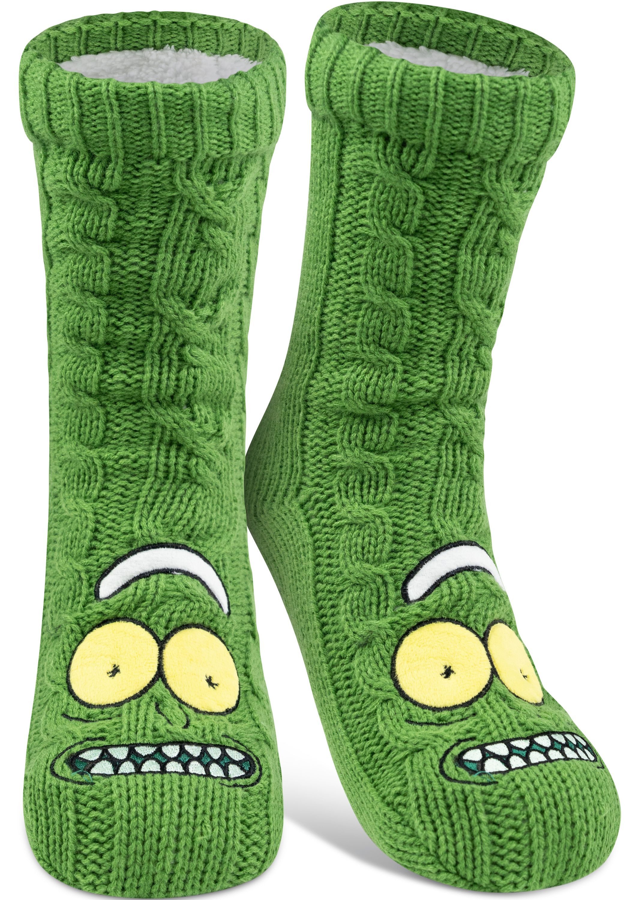 United Labels® Haussocken Rick and Morty Hüttensocken Haussocken Sherpa Fut günstig online kaufen