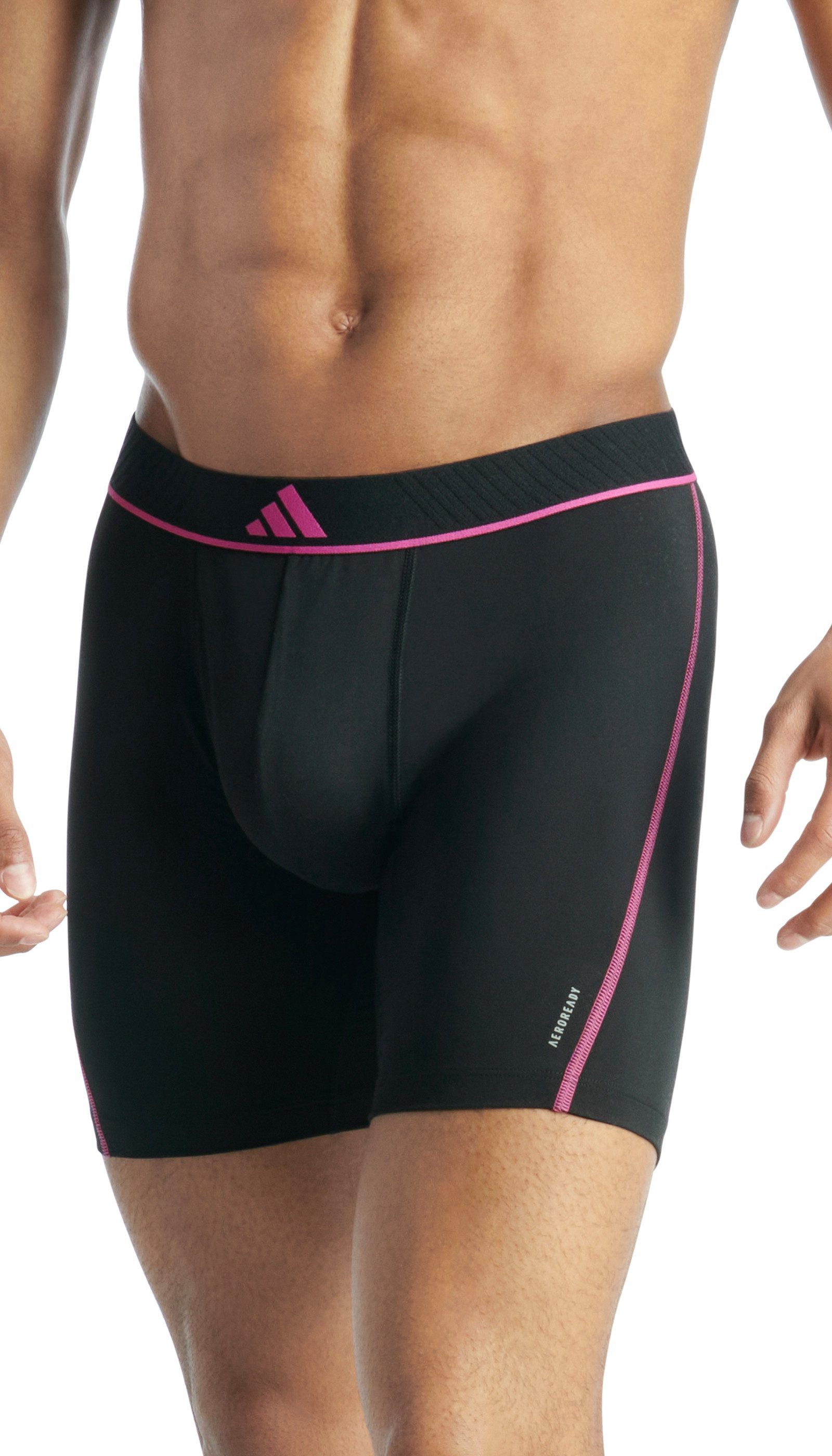 adidas Sportswear Langer Boxer Active Micro Flex (3er Pack) Logo-Bund, elas günstig online kaufen