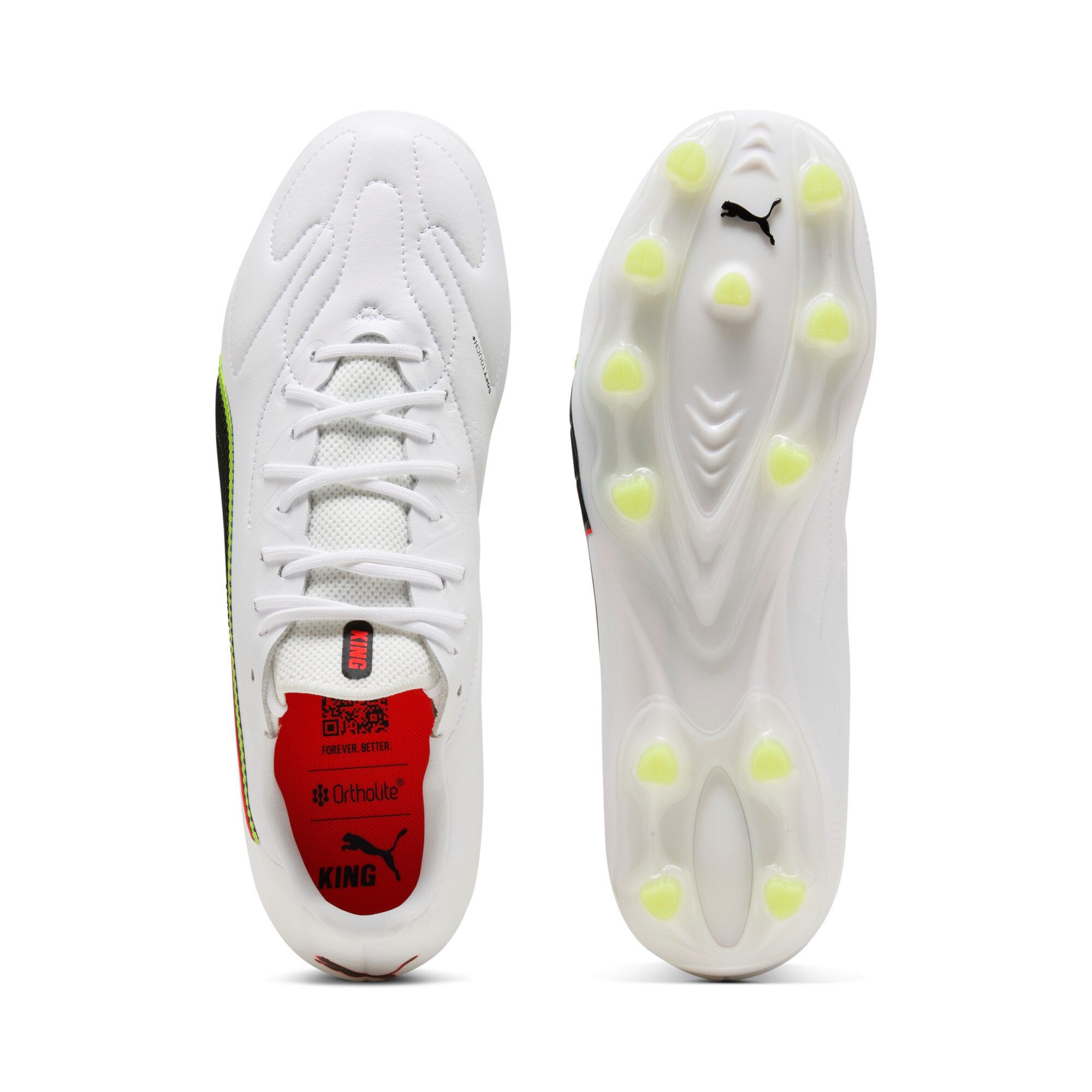 PUMA KING 20 MATCH FGAG Fußballschuh für Rasenplätze und Kunstrasen, leichte Laufsohle aus Synthetik