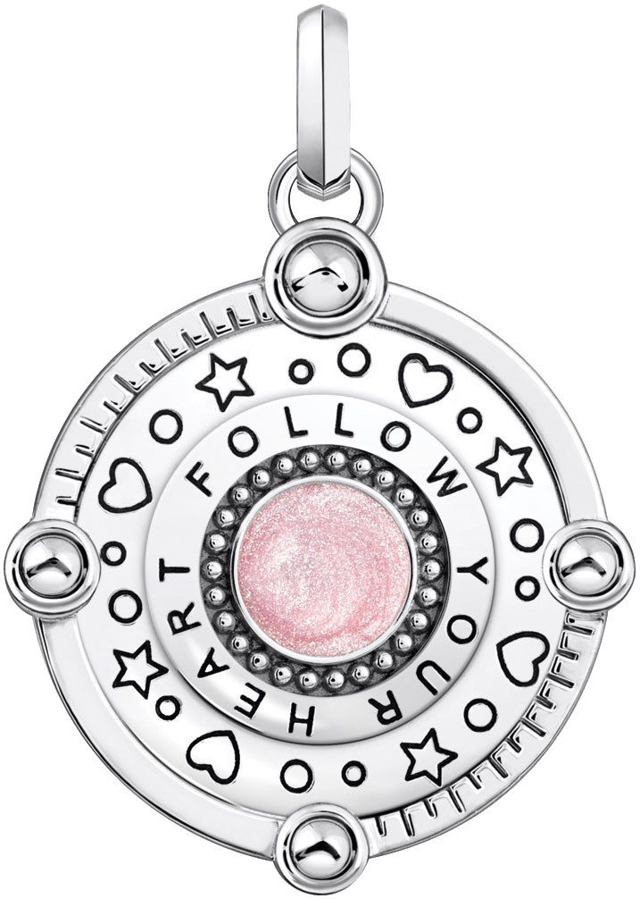 THOMAS SABO Kettenanhänger rosa mit Her...