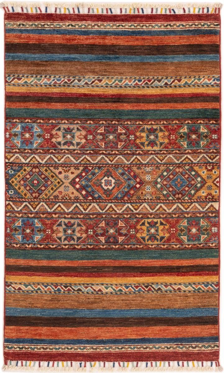 Orientteppich Arijana Shaal 80x135 Handgeknüpfter Orientteppich, Nain Trading, rechteckig, Höhe: 5 mm