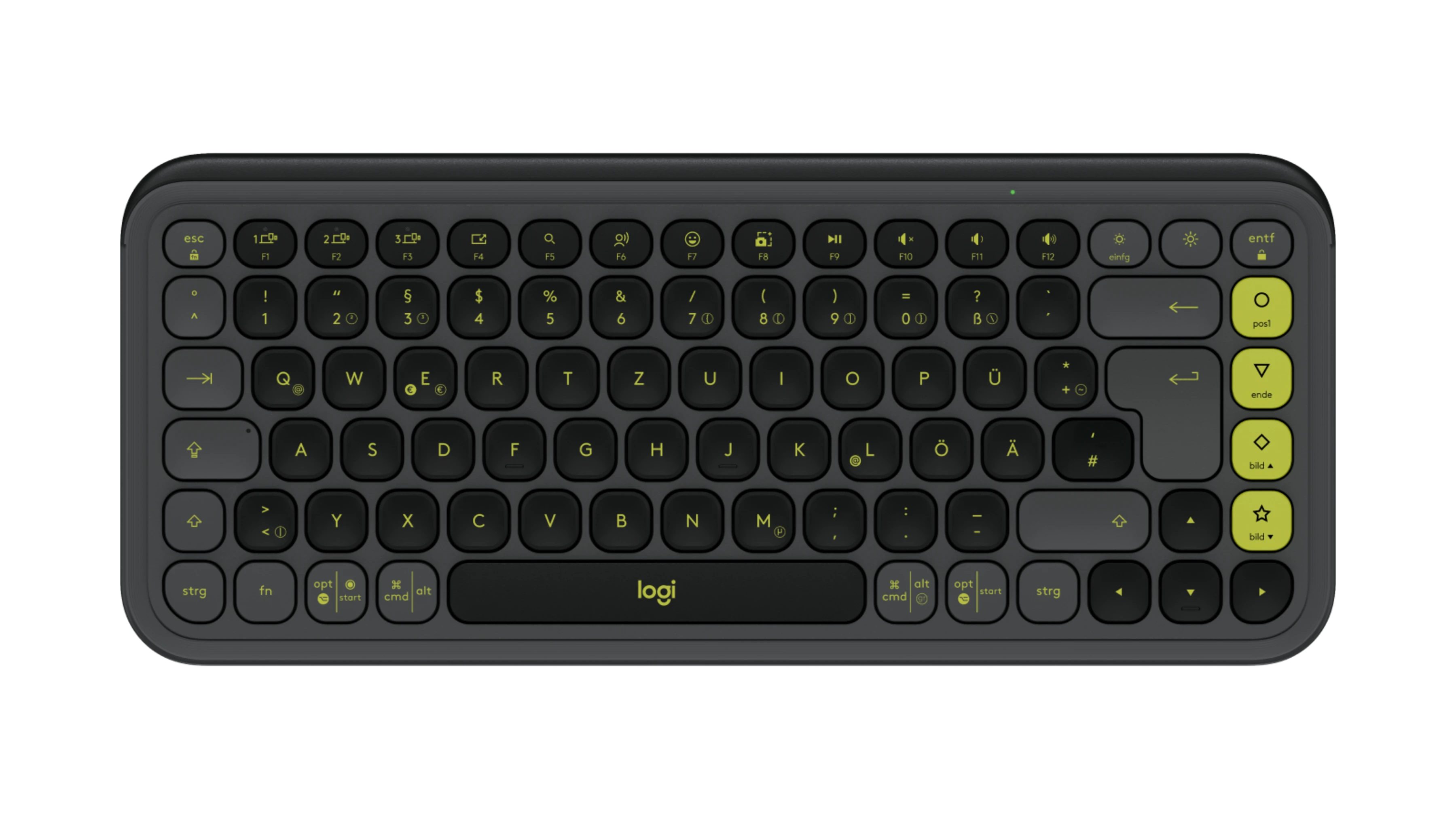 POP ICON KEYS - GRAPHITE - DEU - CENTRAL-419 Gaming-Tastatur