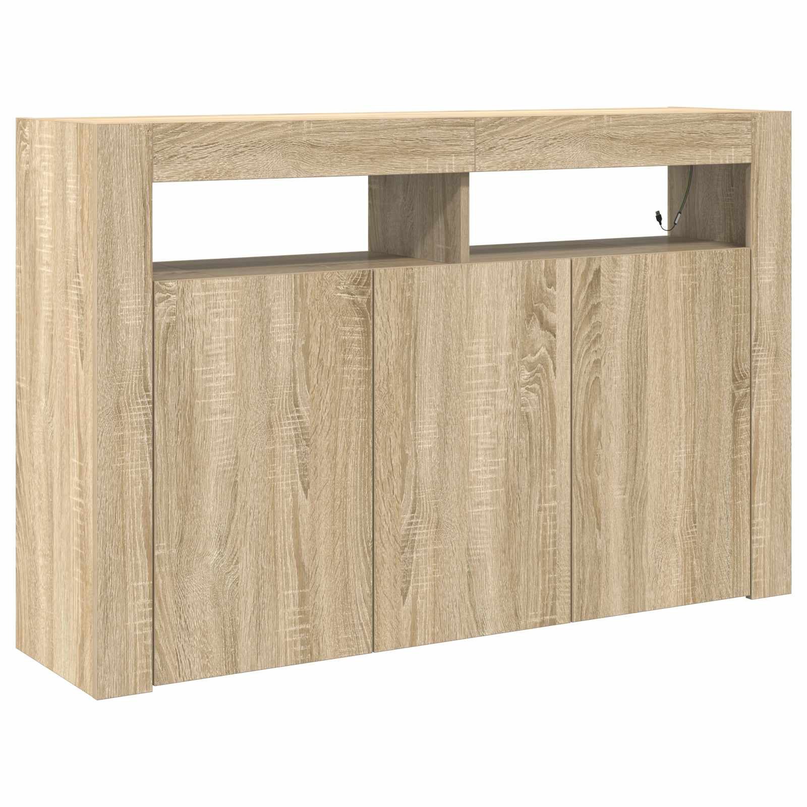 Sideboard Sideboard Sonoma-Eiche 116 x 30 x 75 cm Holzwerkstoff