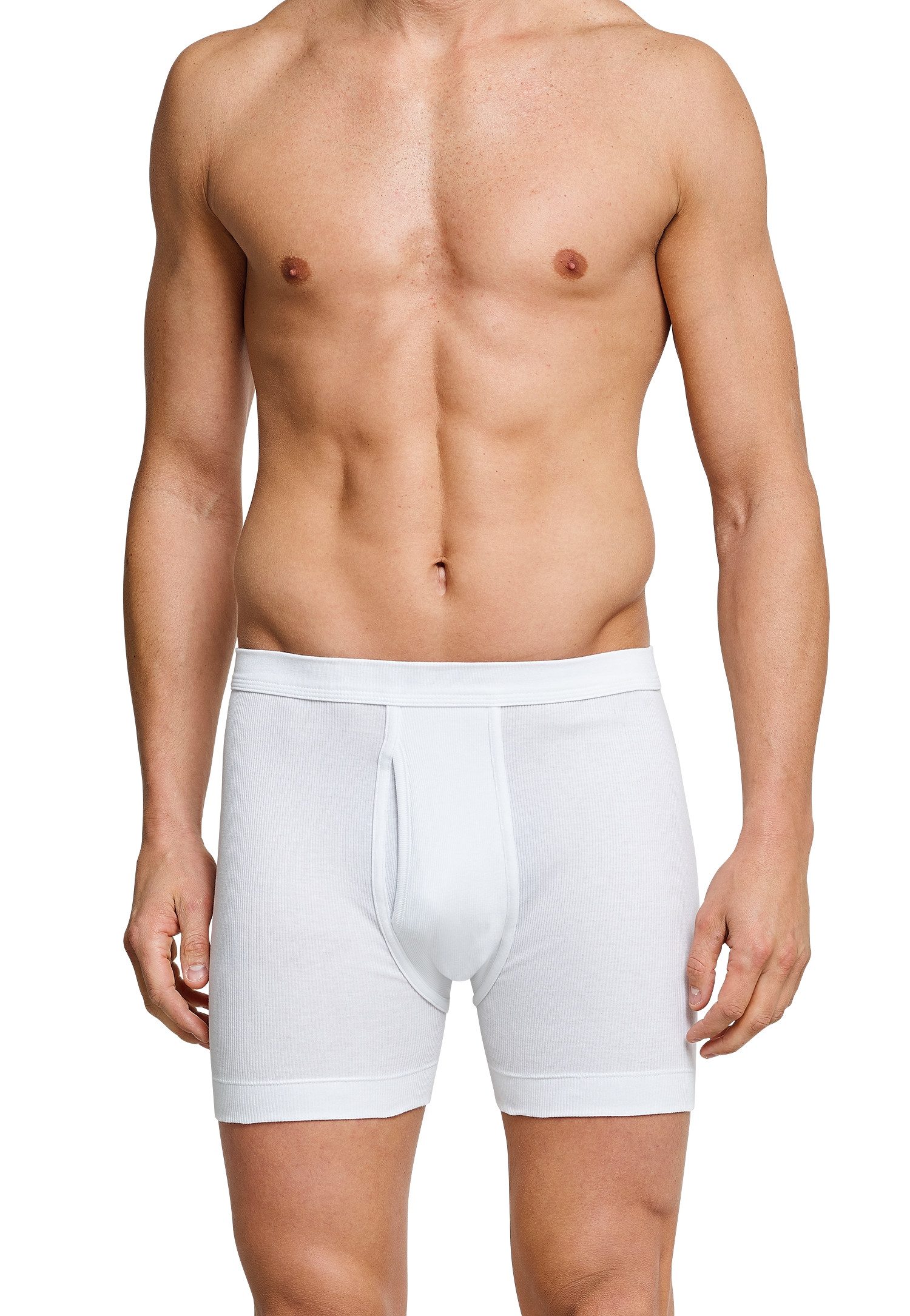 Schiesser Boxershorts Essentials Softbund, Doppelripp-Qualität, Baumwolle, günstig online kaufen