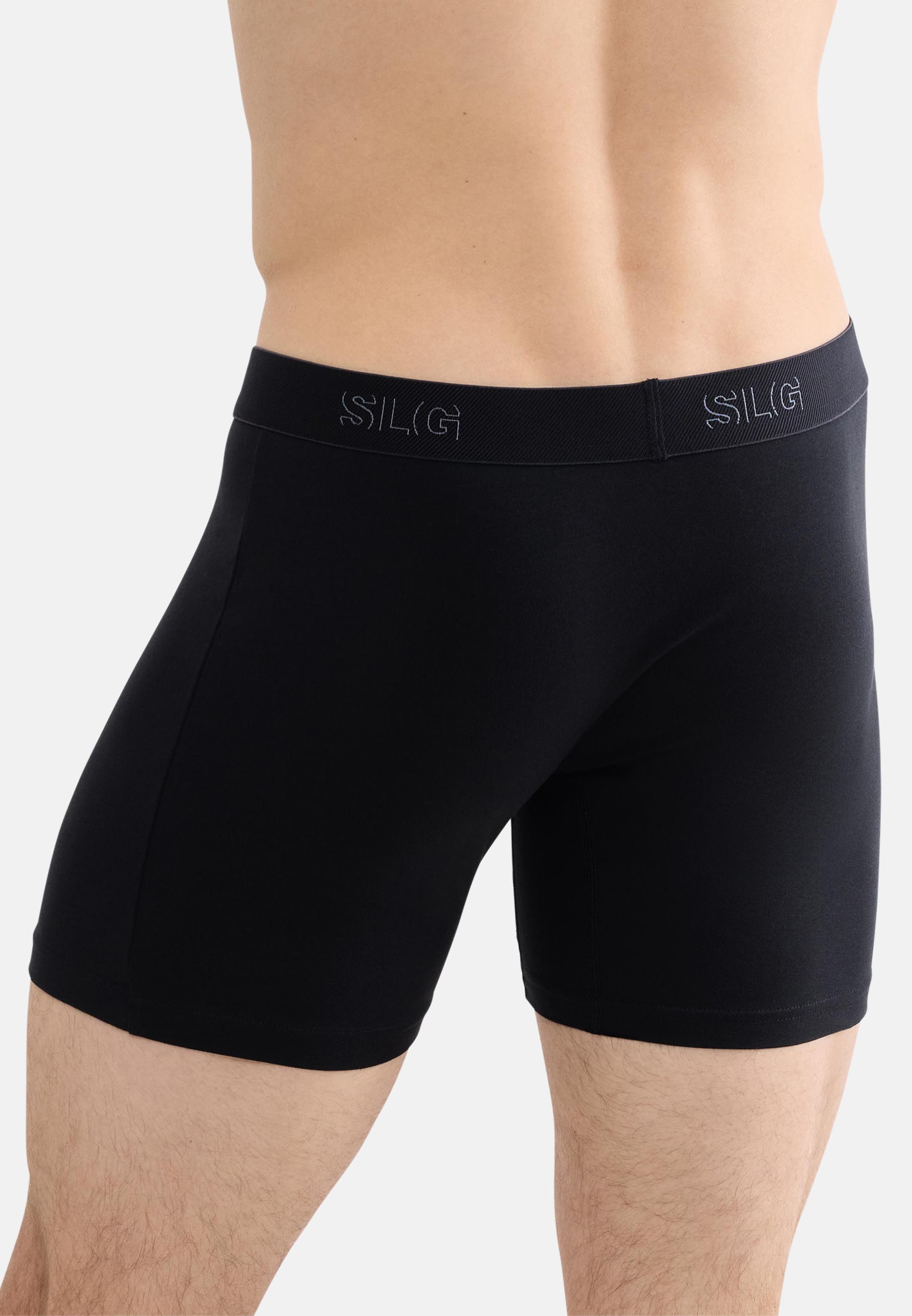 sloggi Retro Boxer 6er Pack SLG Base (Spar-Set, 6-St) Long Short / Pant - Baumwolle - ohne Eingriff - Atmungsaktiv
