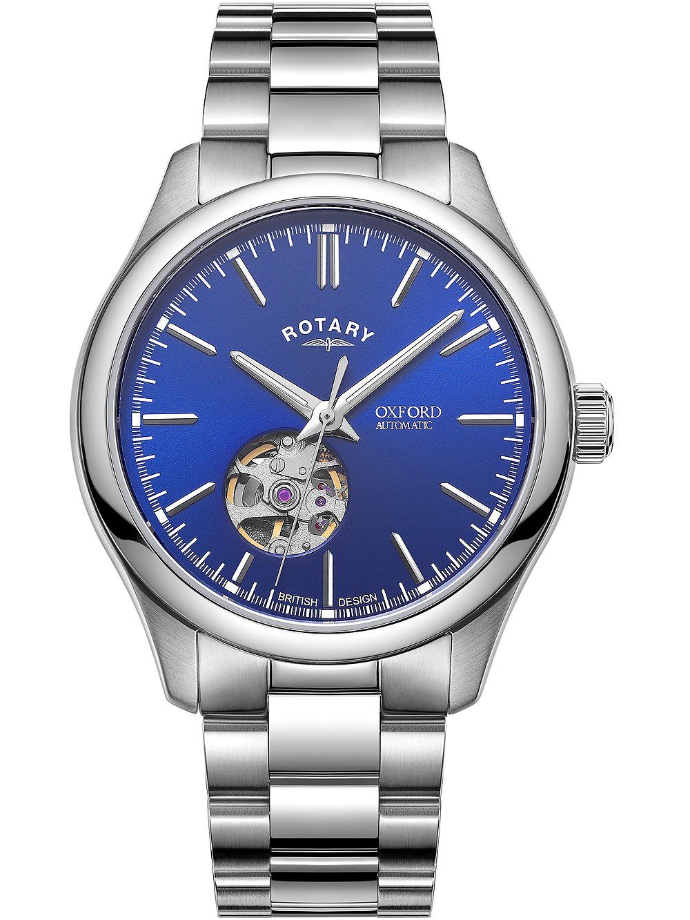 Automatikuhr Rotary GB05095/05 Oxford Automatik Herrenuhr 40mm